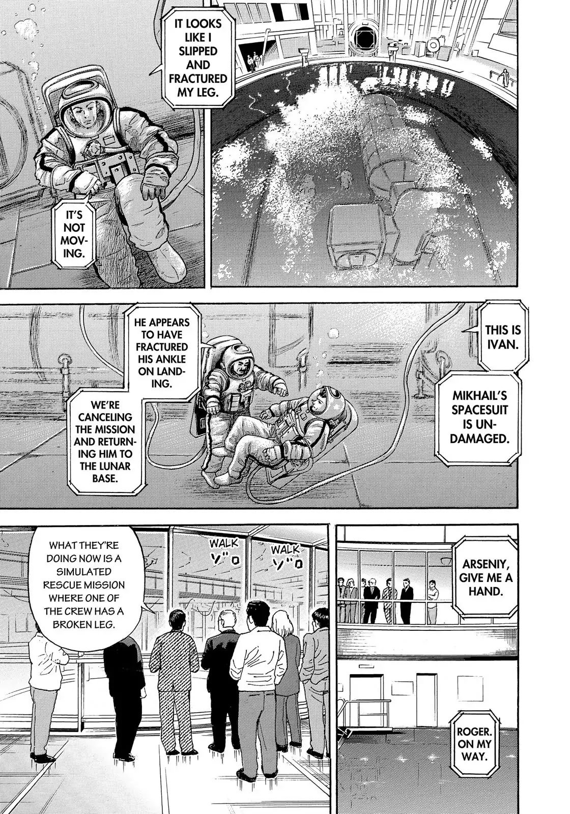 Uchuu Kyoudai Chapter 332 page 8 - Chapter 332: The Golden Trio