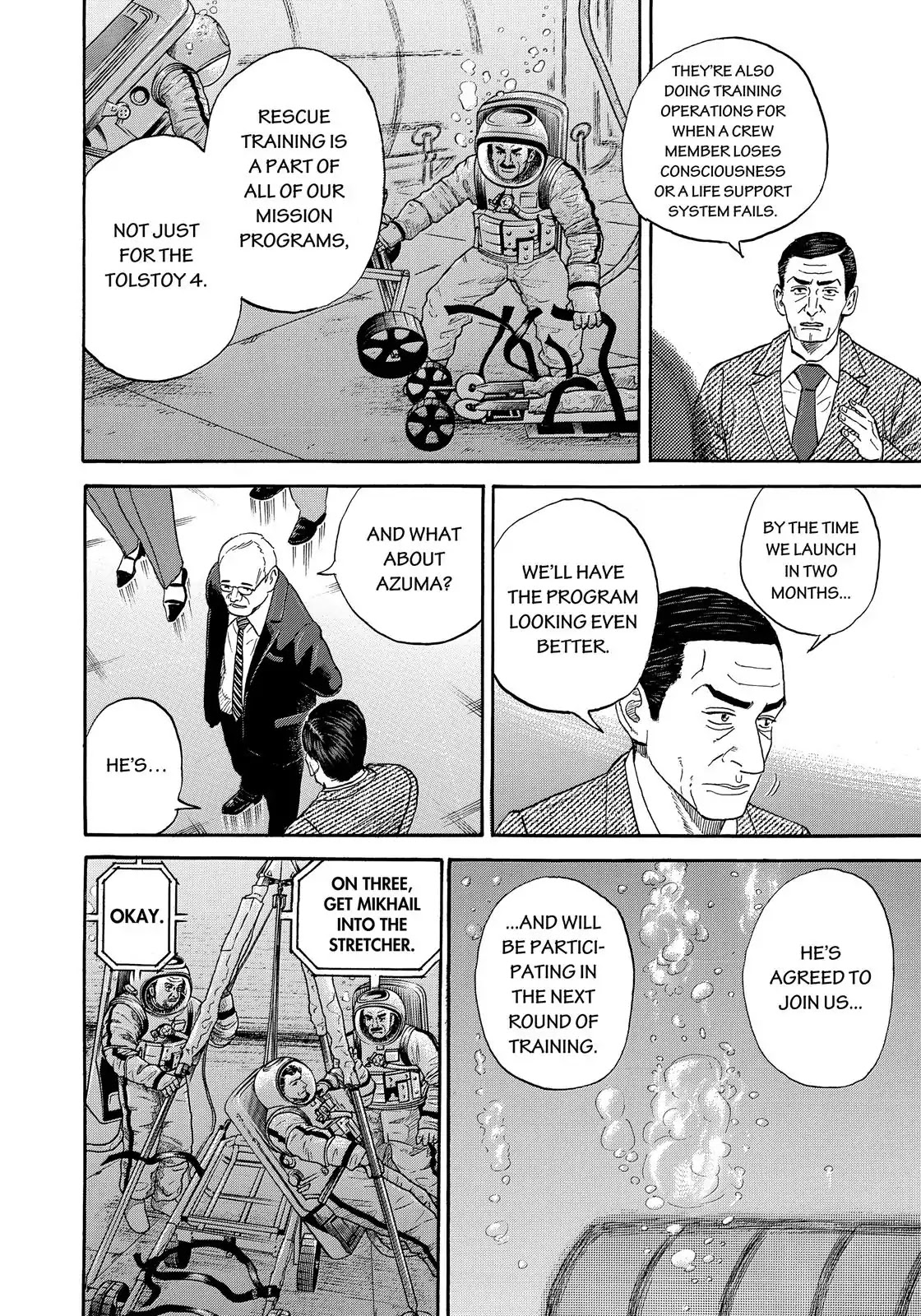 Uchuu Kyoudai Chapter 332 page 9 - Chapter 332: The Golden Trio