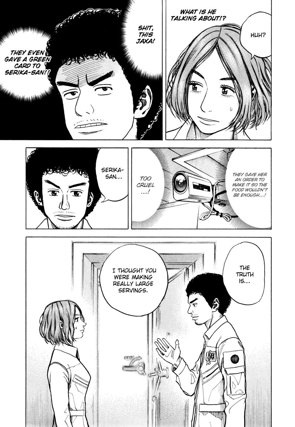 Uchuu Kyoudai Chapter 34 page 18 - Chapter 34 : Hand in Hand