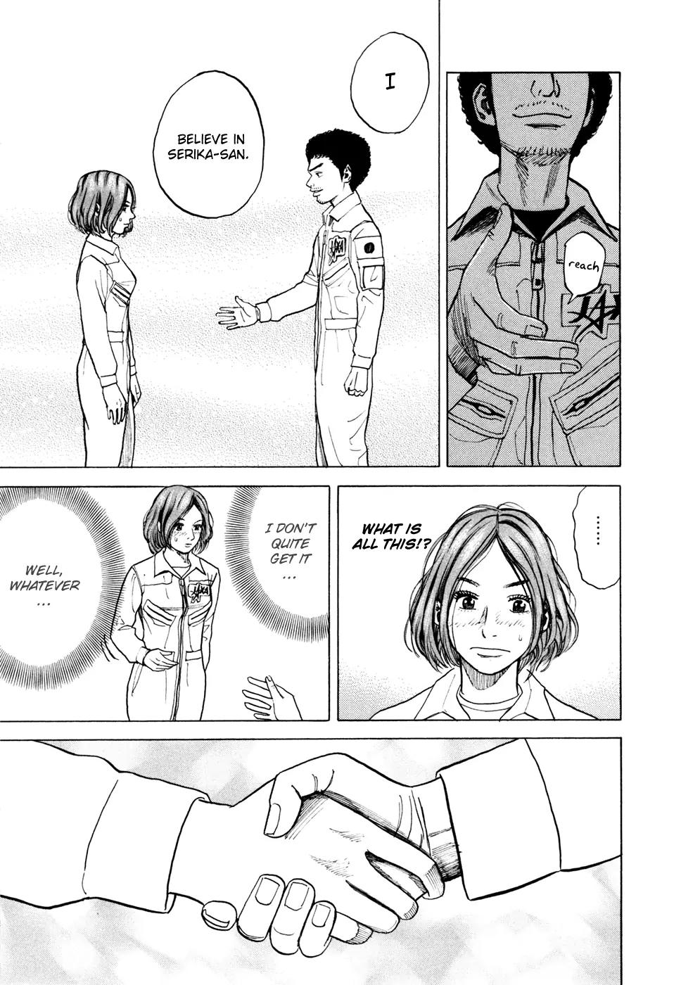 Uchuu Kyoudai Chapter 34 page 20 - Chapter 34 : Hand in Hand