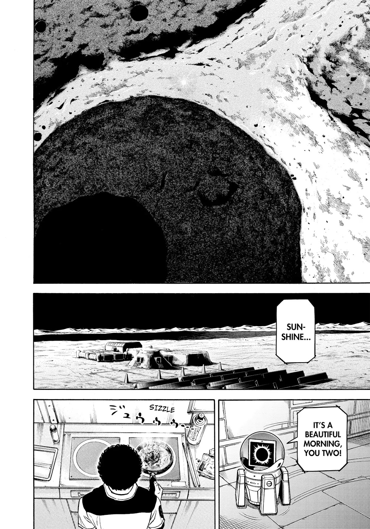 Uchuu Kyoudai Chapter 340 page 11 - Chapter 340: De Gerlache Crater