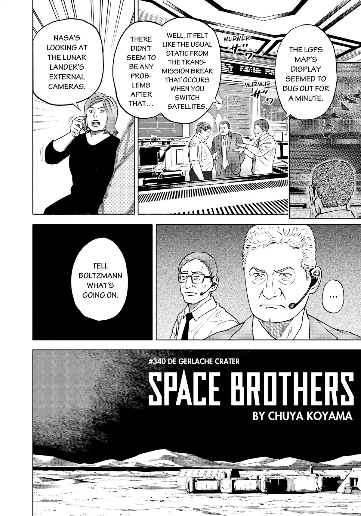 Uchuu Kyoudai Chapter 340 page 3 - Chapter 340: De Gerlache Crater