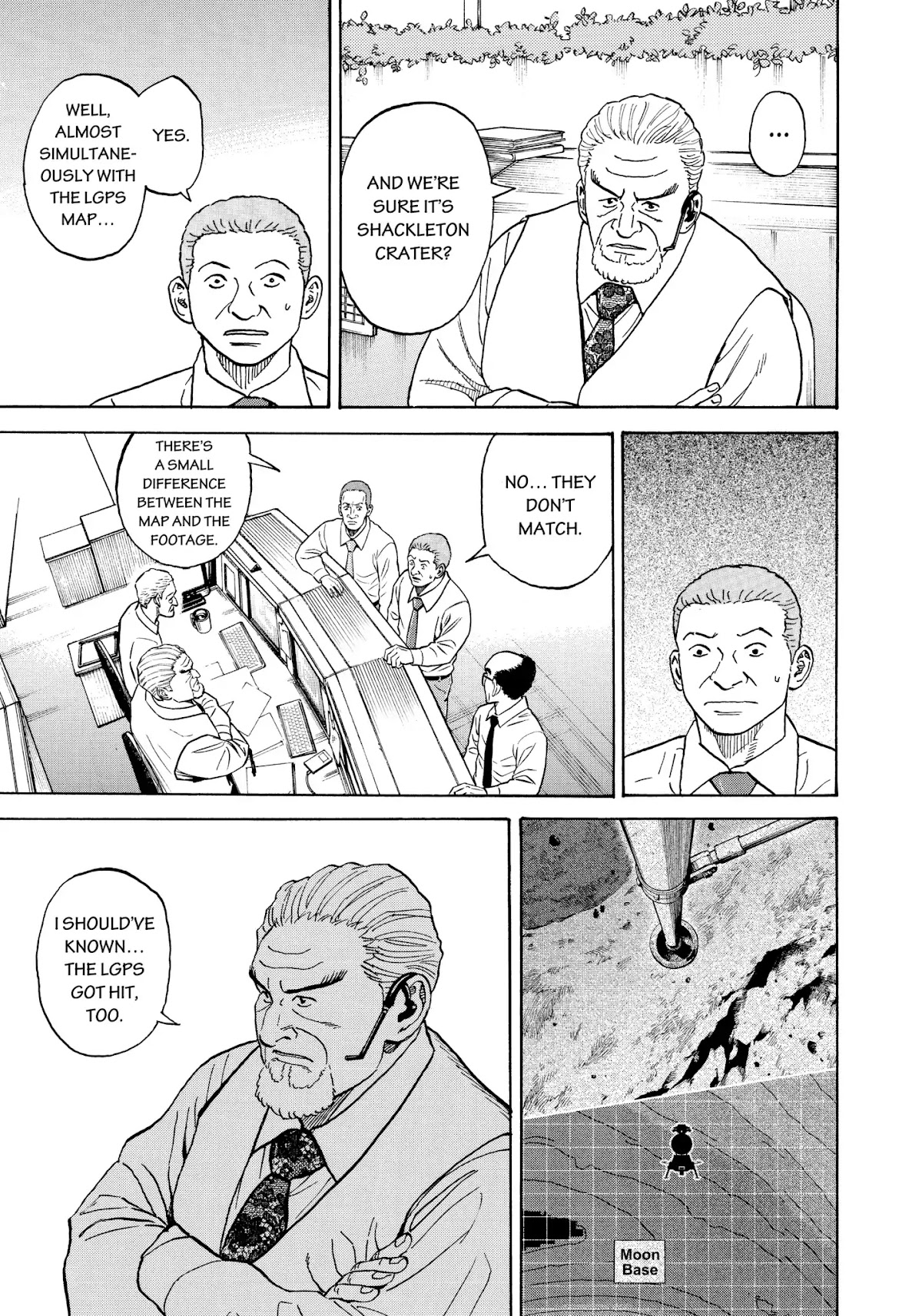 Uchuu Kyoudai Chapter 340 page 8 - Chapter 340: De Gerlache Crater
