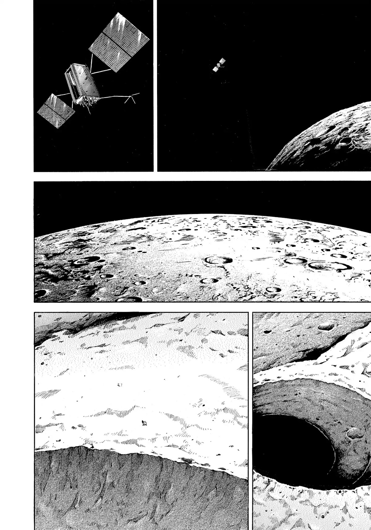 Uchuu Kyoudai Chapter 340 page 9 - Chapter 340: De Gerlache Crater