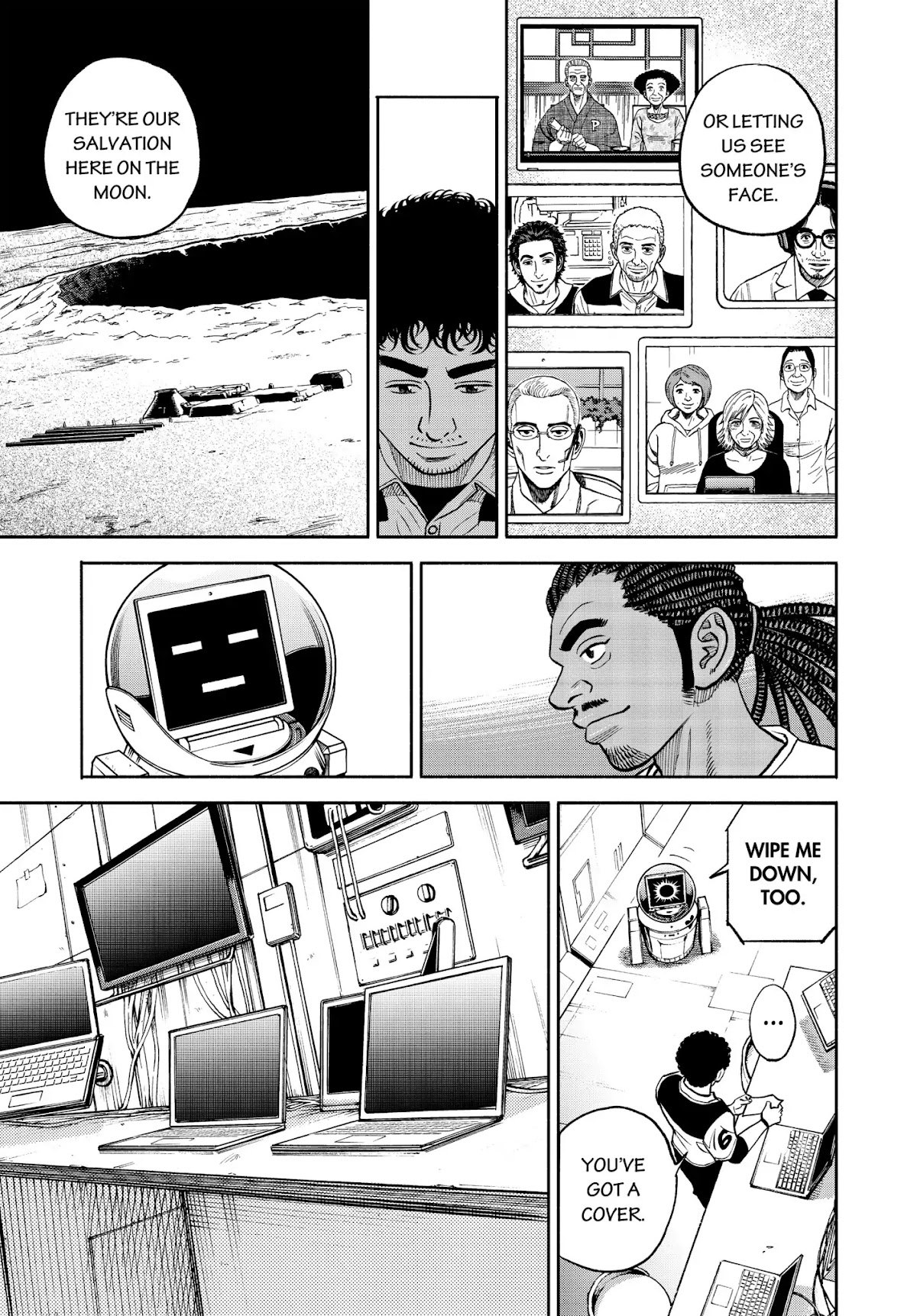Uchuu Kyoudai Chapter 341 page 14 - Chapter 341: Monitor of Salvation