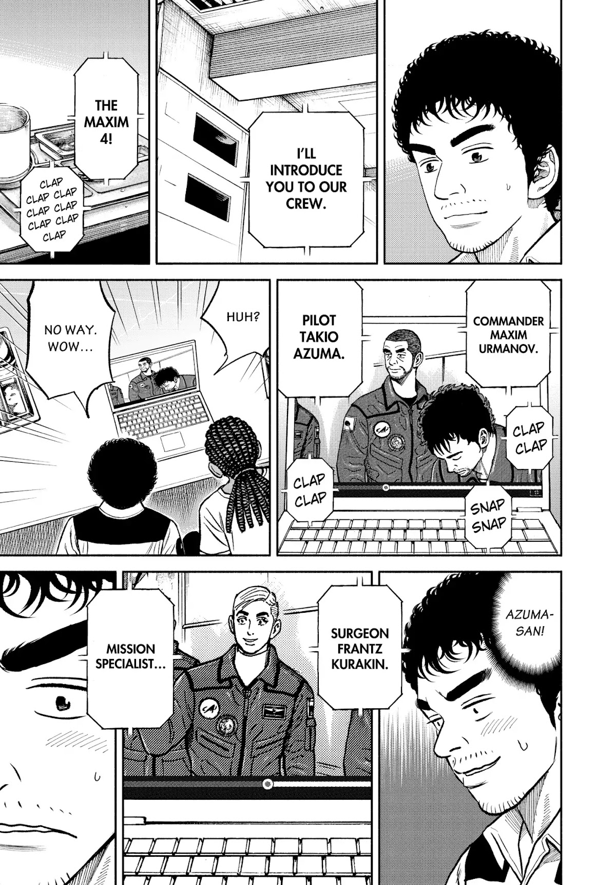 Uchuu Kyoudai Chapter 341 page 18 - Chapter 341: Monitor of Salvation