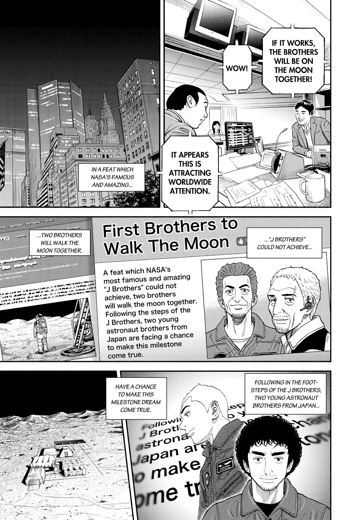 Uchuu Kyoudai Chapter 342 page 14 - Chapter 342: That Tiny Sound