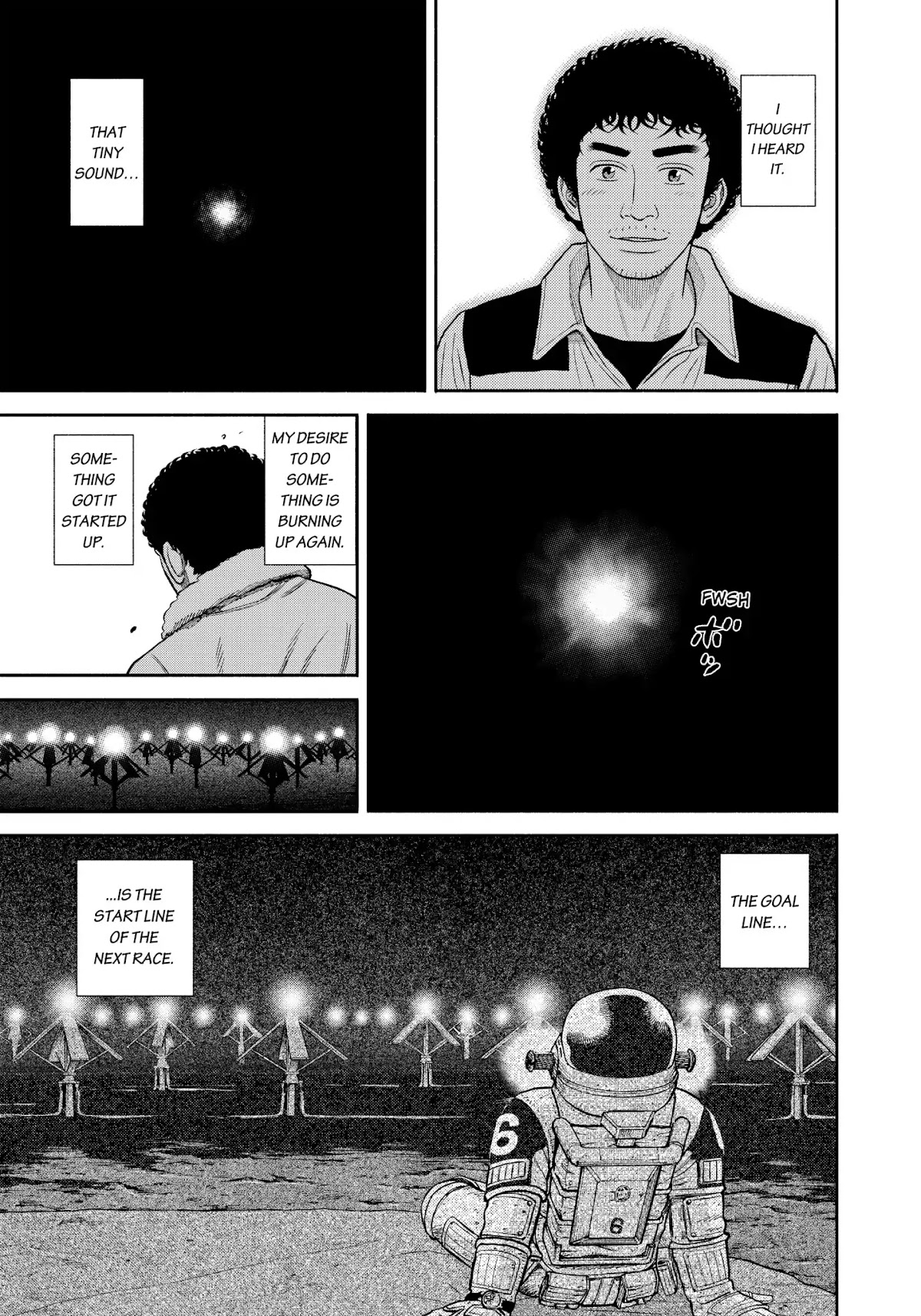 Uchuu Kyoudai Chapter 342 page 20 - Chapter 342: That Tiny Sound