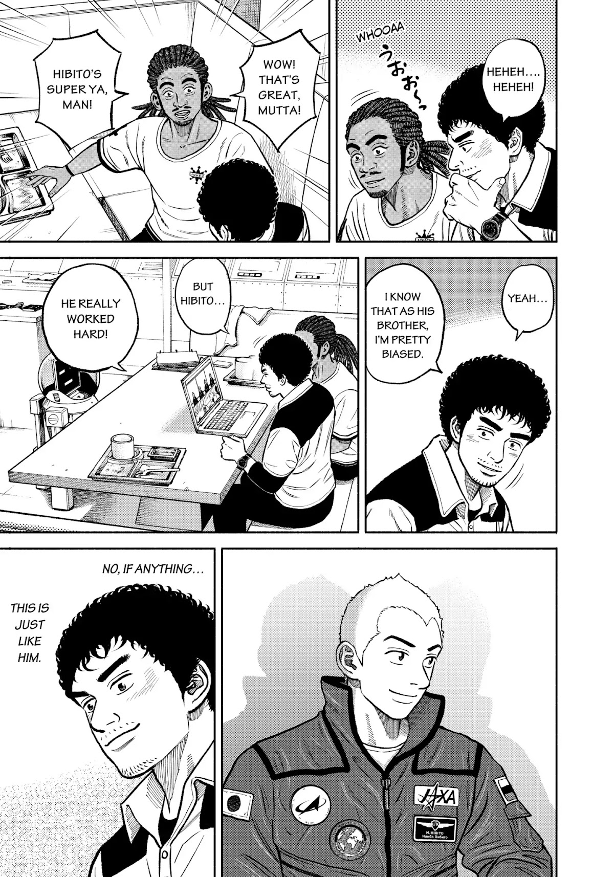 Uchuu Kyoudai Chapter 342 page 6 - Chapter 342: That Tiny Sound
