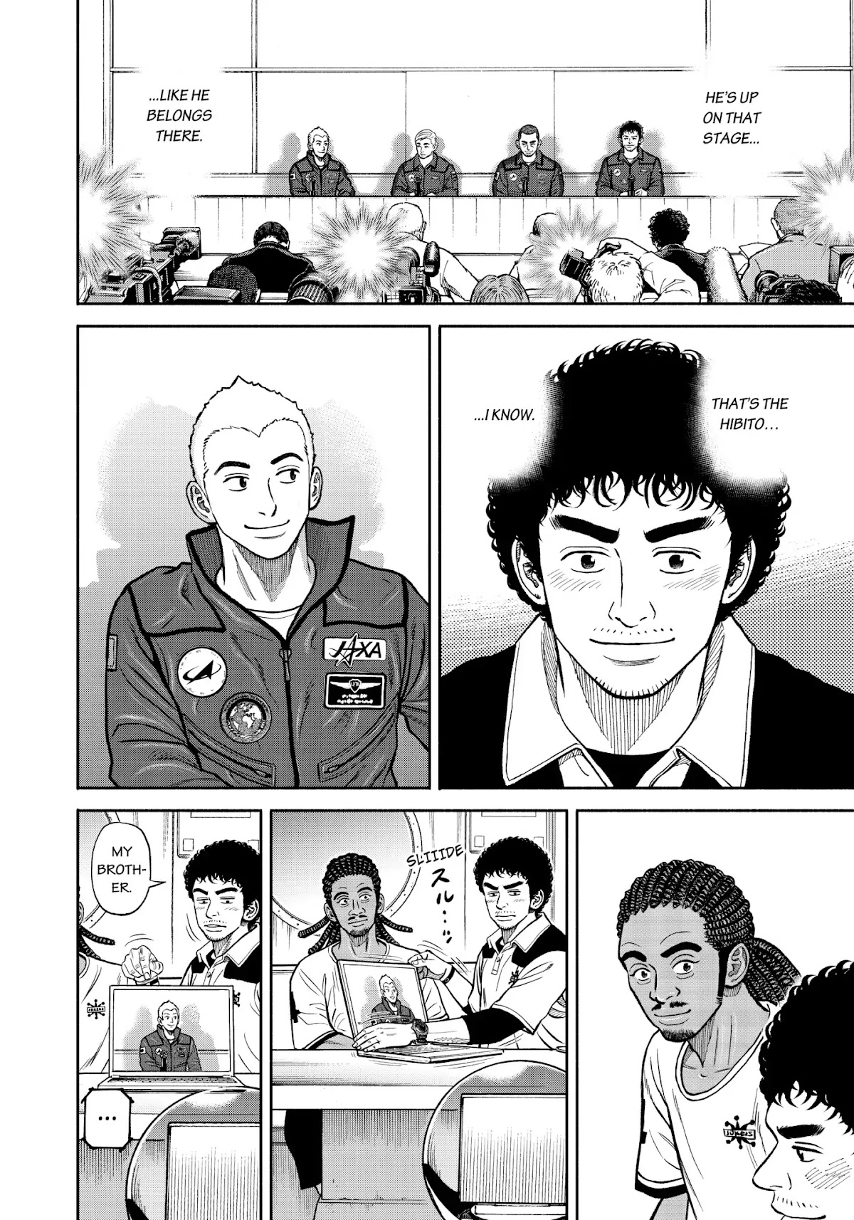 Uchuu Kyoudai Chapter 342 page 7 - Chapter 342: That Tiny Sound