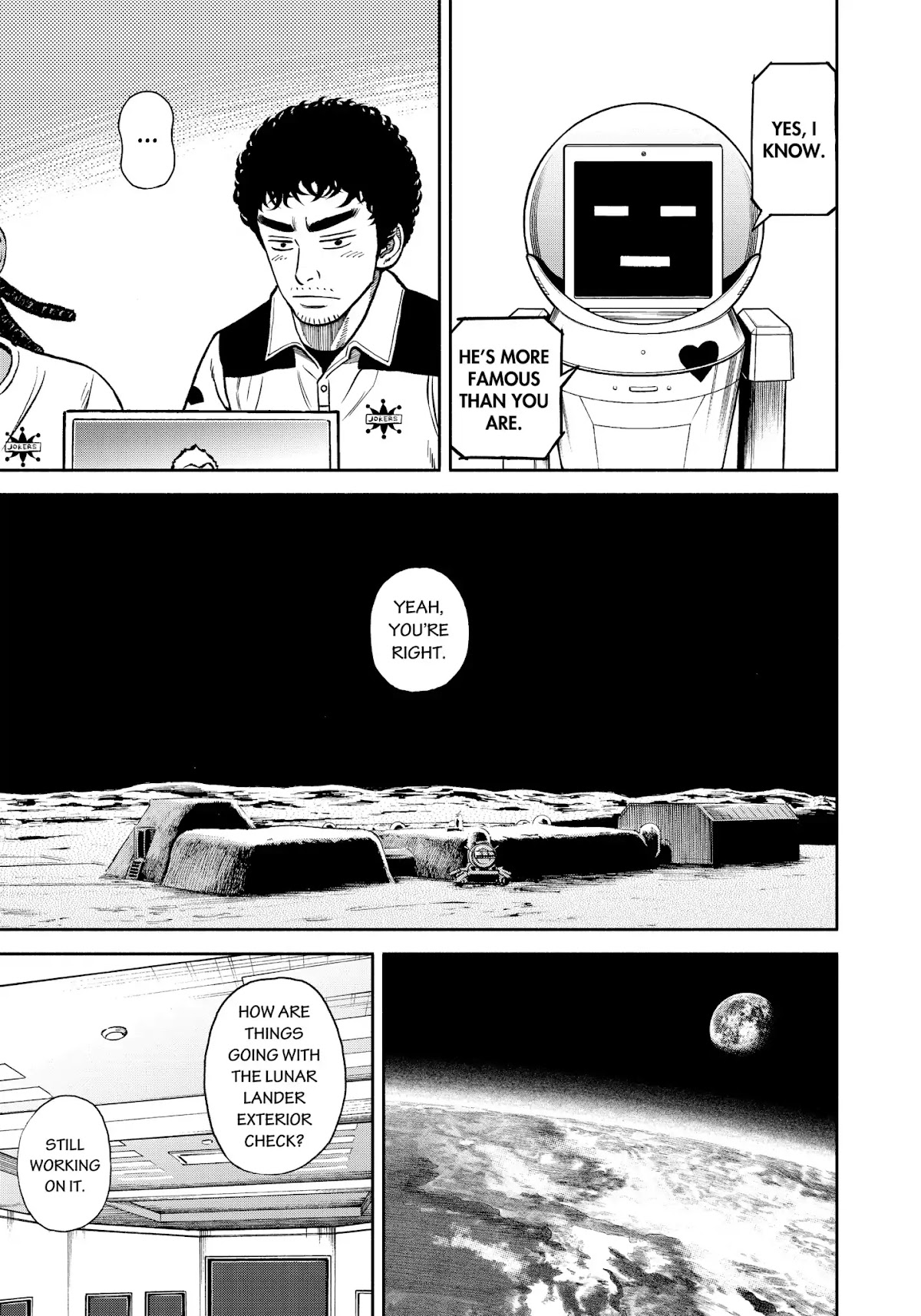 Uchuu Kyoudai Chapter 342 page 8 - Chapter 342: That Tiny Sound