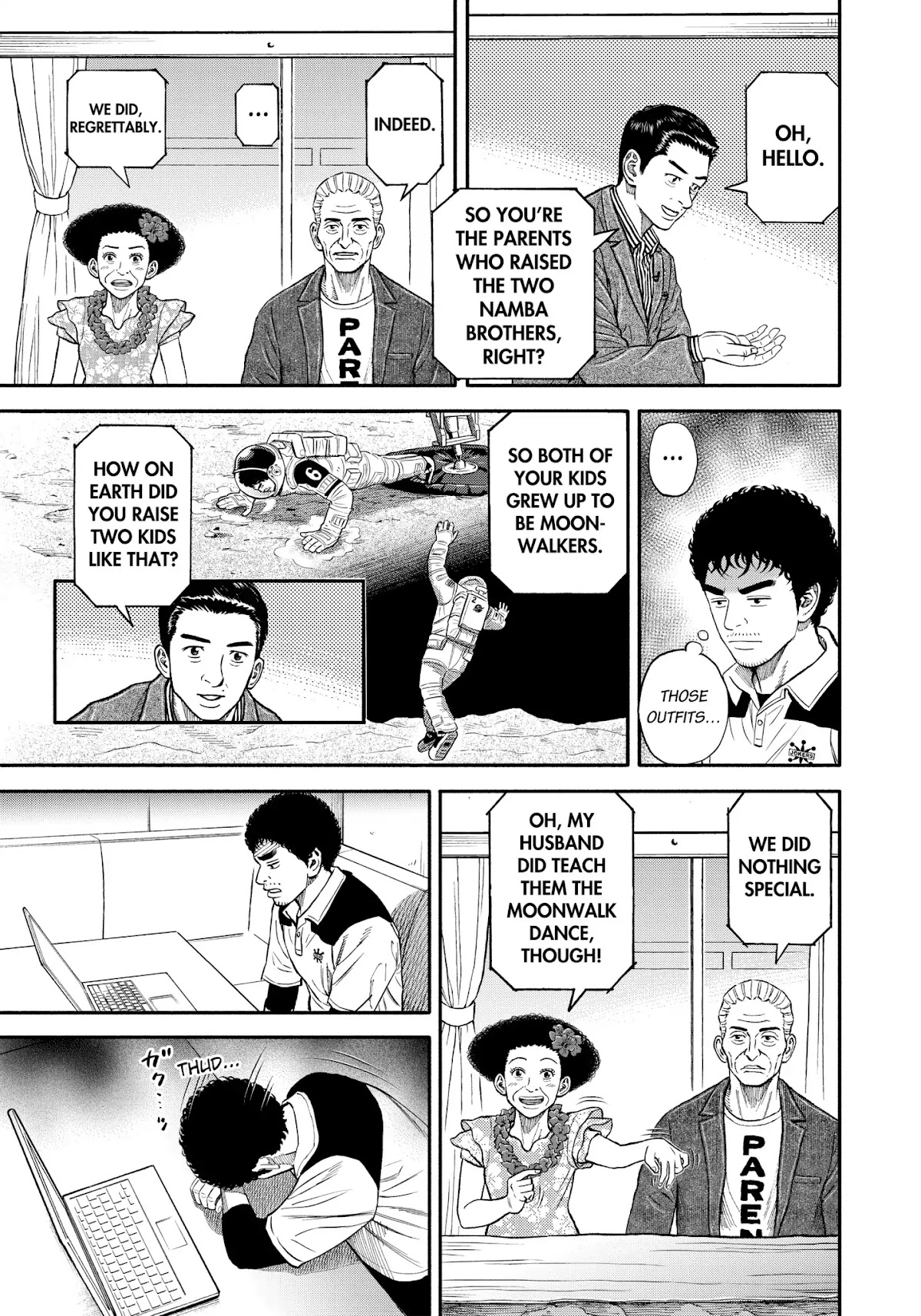 Uchuu Kyoudai Chapter 343 page 16 - Chapter 343: Summer Brother