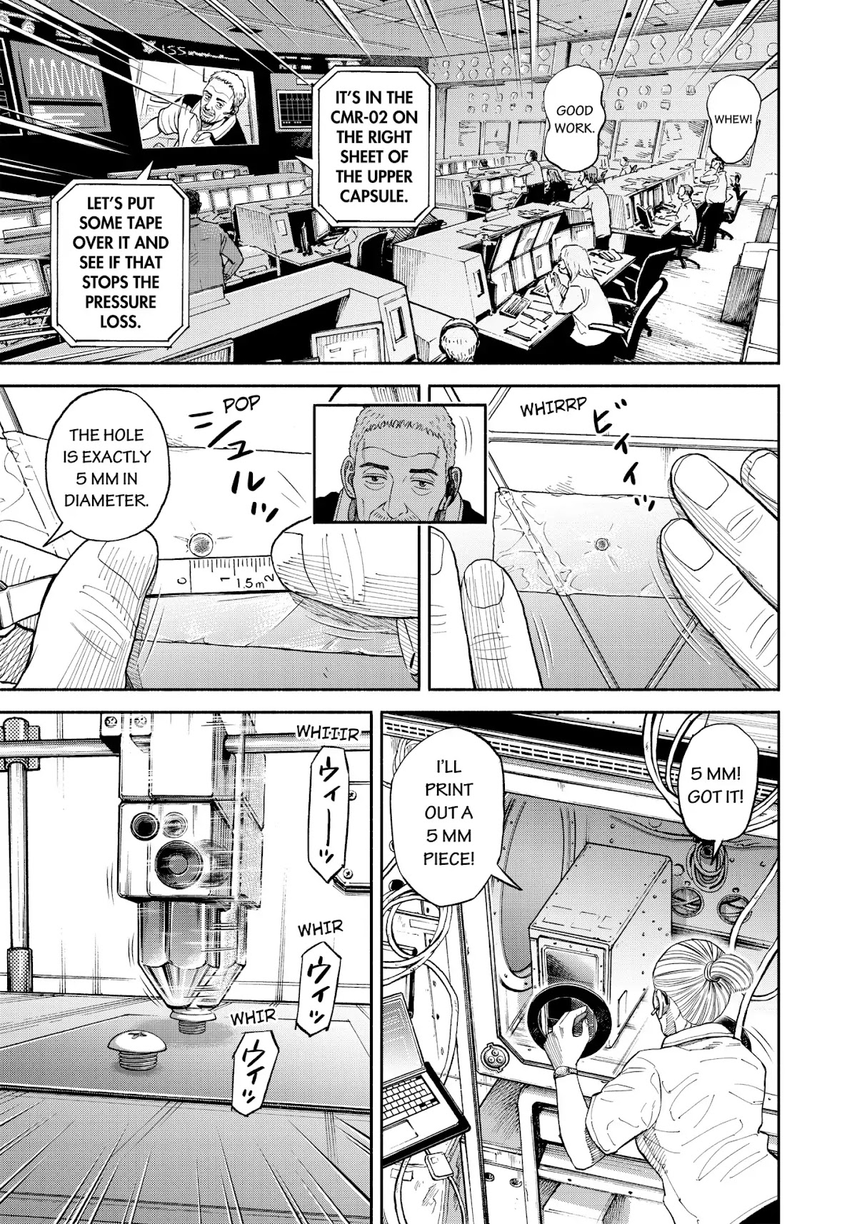 Uchuu Kyoudai Chapter 344 page 18 - Chapter 344: A Five Millimeter Job