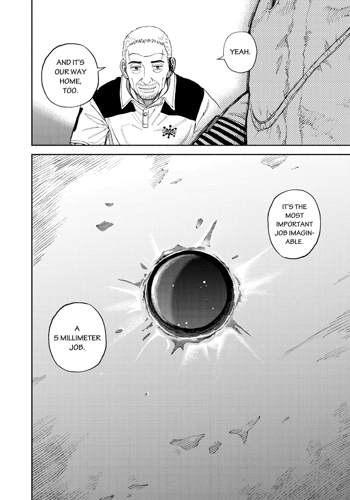 Uchuu Kyoudai Chapter 344 page 21 - Chapter 344: A Five Millimeter Job