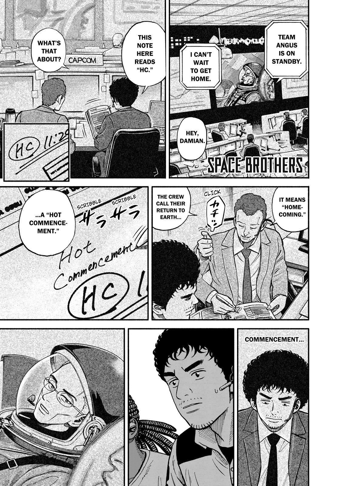 Uchuu Kyoudai Chapter 348 page 1 - Chapter 348