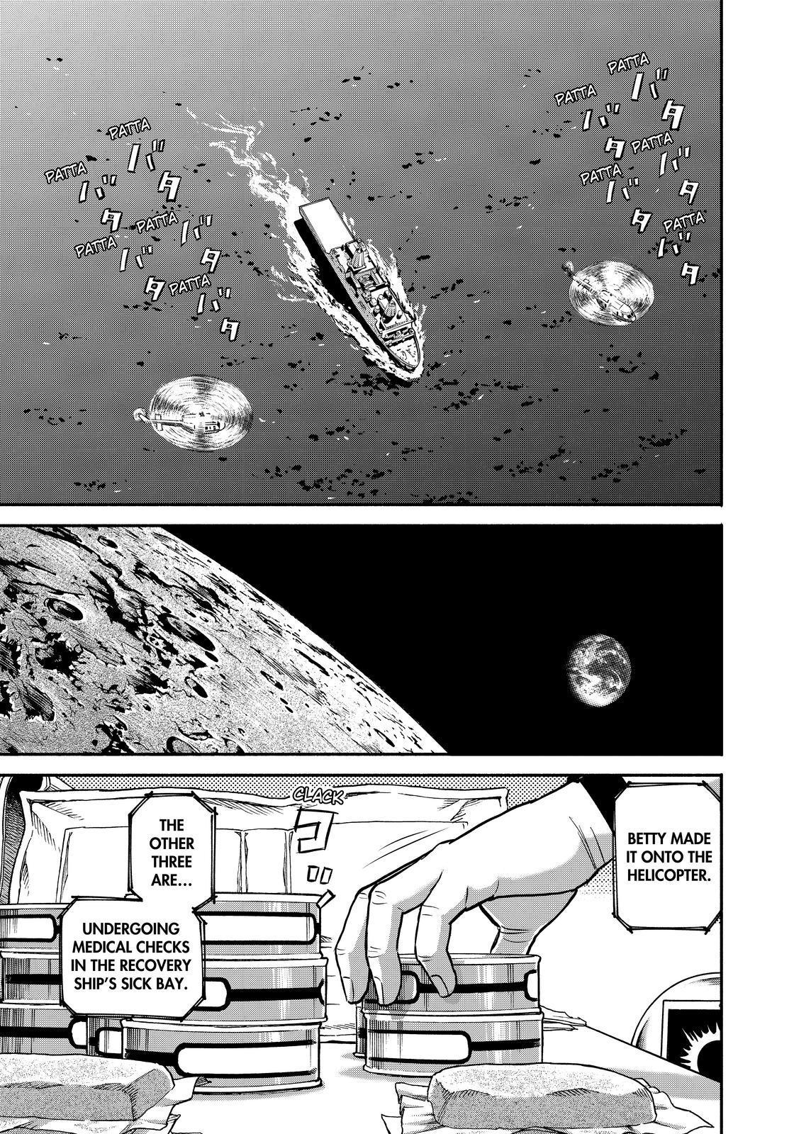 Uchuu Kyoudai Chapter 348 page 17 - Chapter 348
