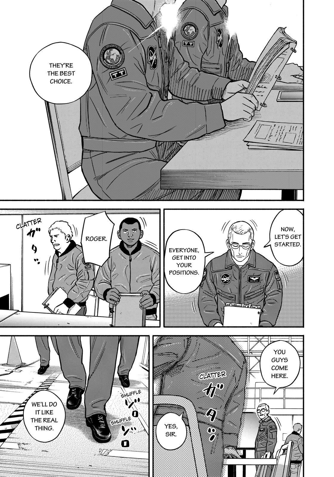Uchuu Kyoudai Chapter 349 page 17 - Chapter 349