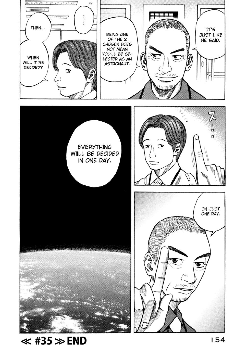Uchuu Kyoudai Chapter 35 page 21 - Chapter 35 : Twisted Person