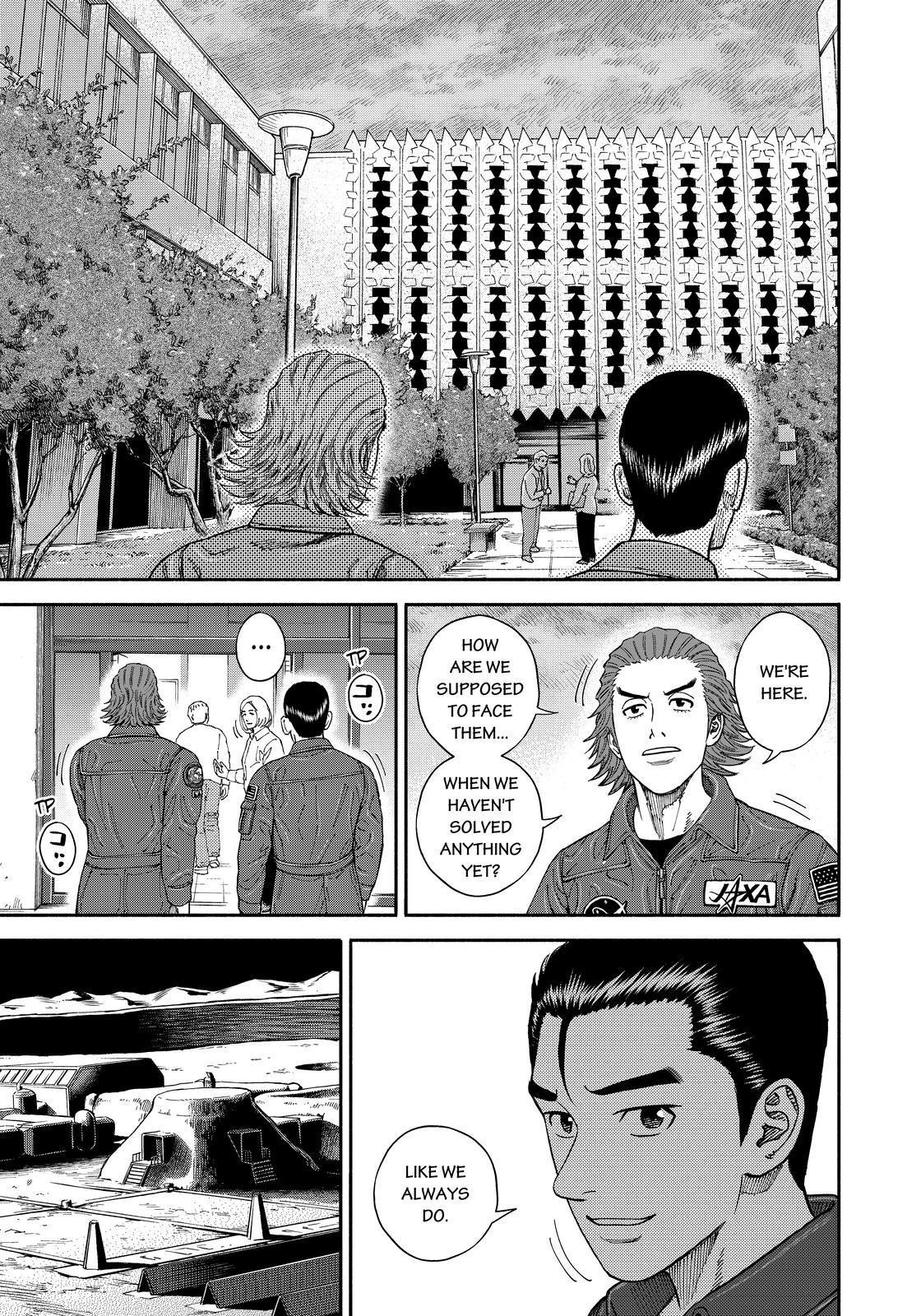 Uchuu Kyoudai Chapter 351 page 13 - Chapter 351