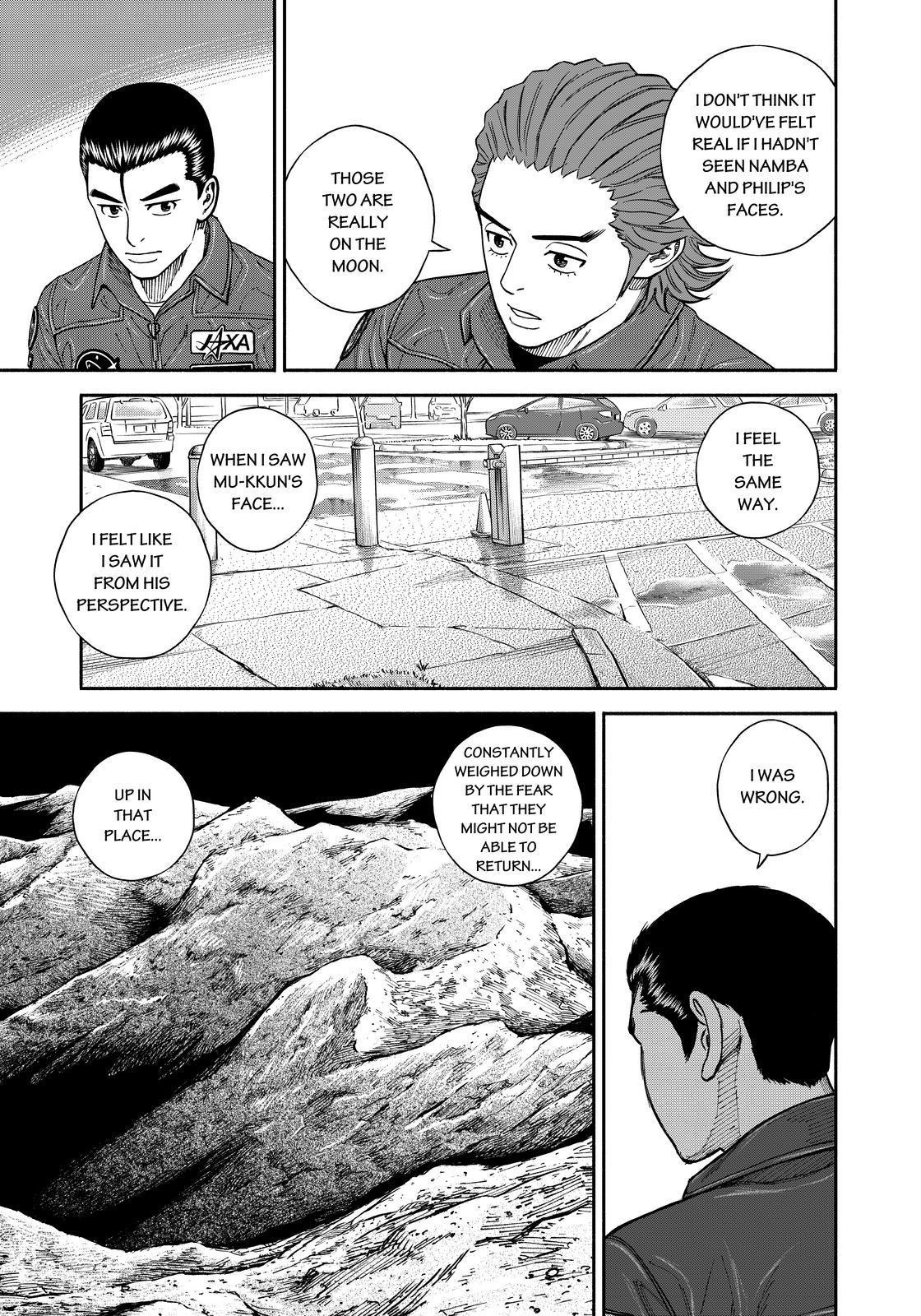 Uchuu Kyoudai Chapter 351 page 19 - Chapter 351