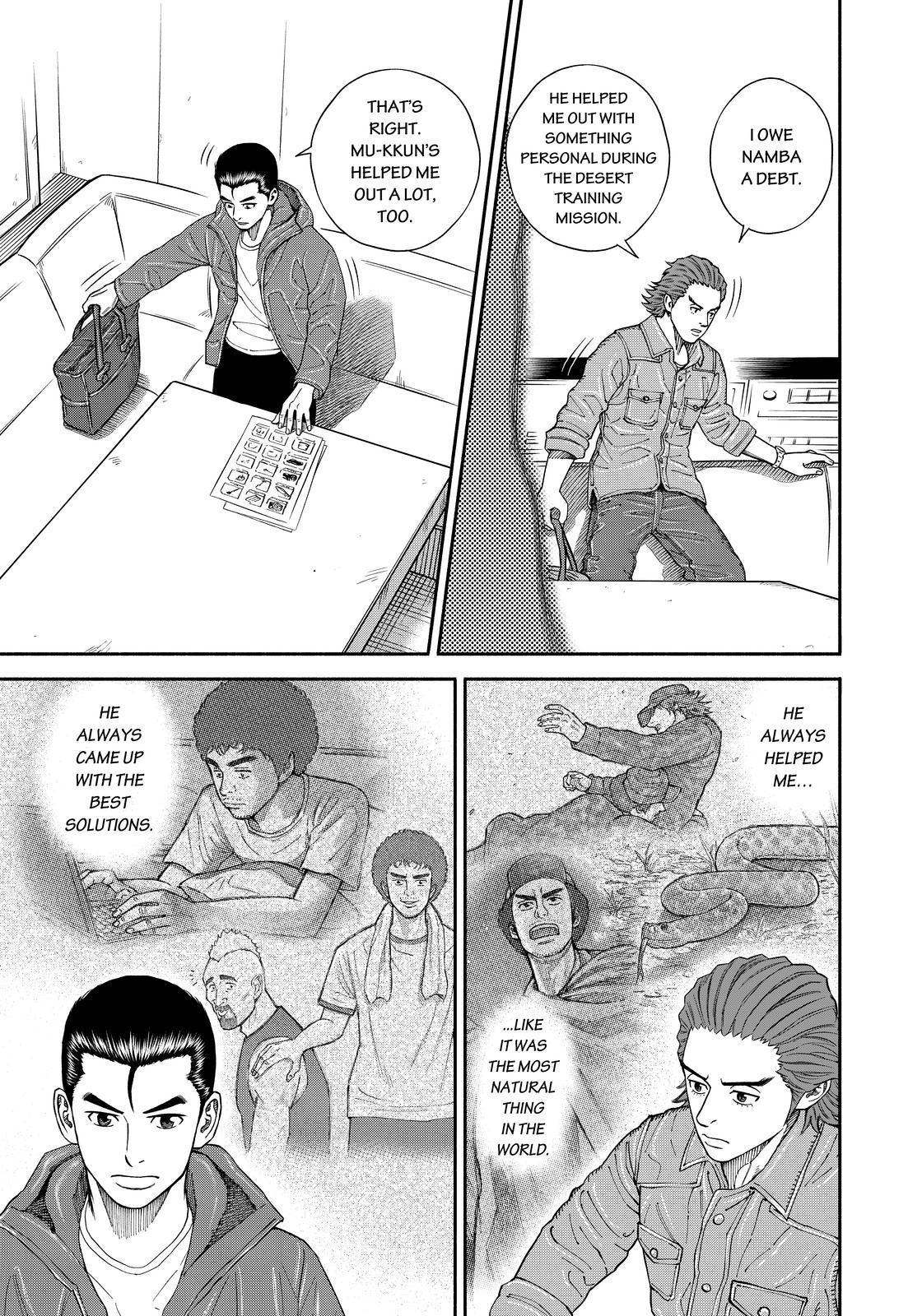 Uchuu Kyoudai Chapter 352 page 17 - Chapter 352