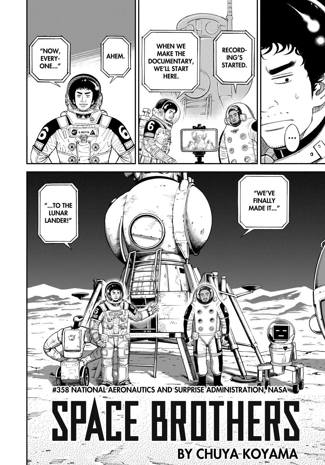 Uchuu Kyoudai Chapter 358 page 4 - Chapter 358