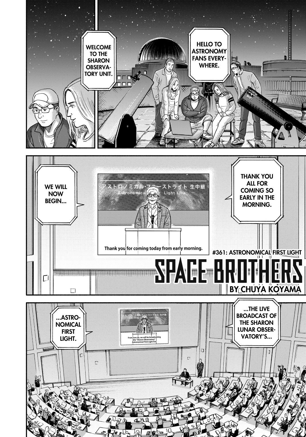 Uchuu Kyoudai Chapter 361 page 2 - Chapter 361