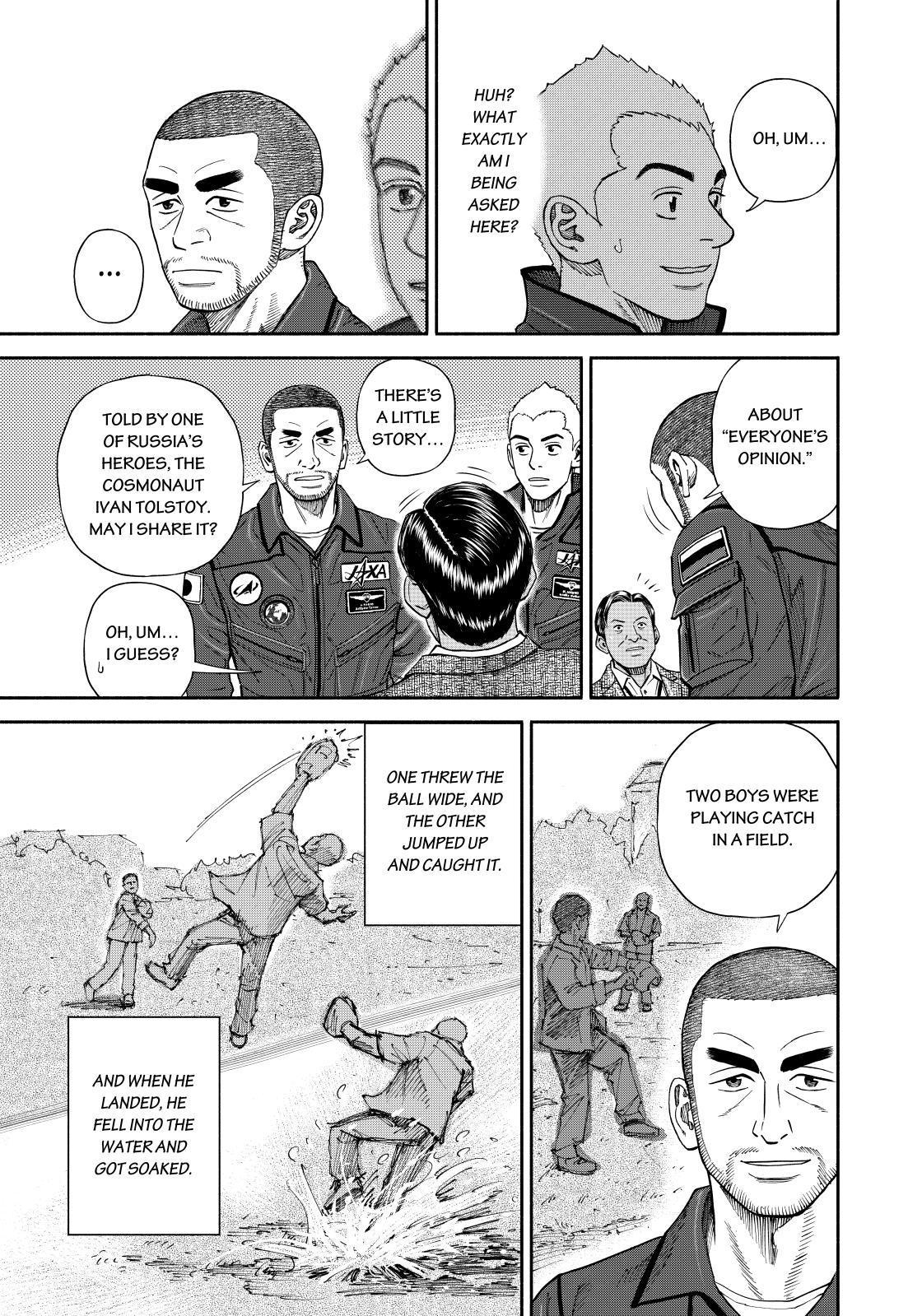 Uchuu Kyoudai Chapter 366 page 15 - Chapter 366