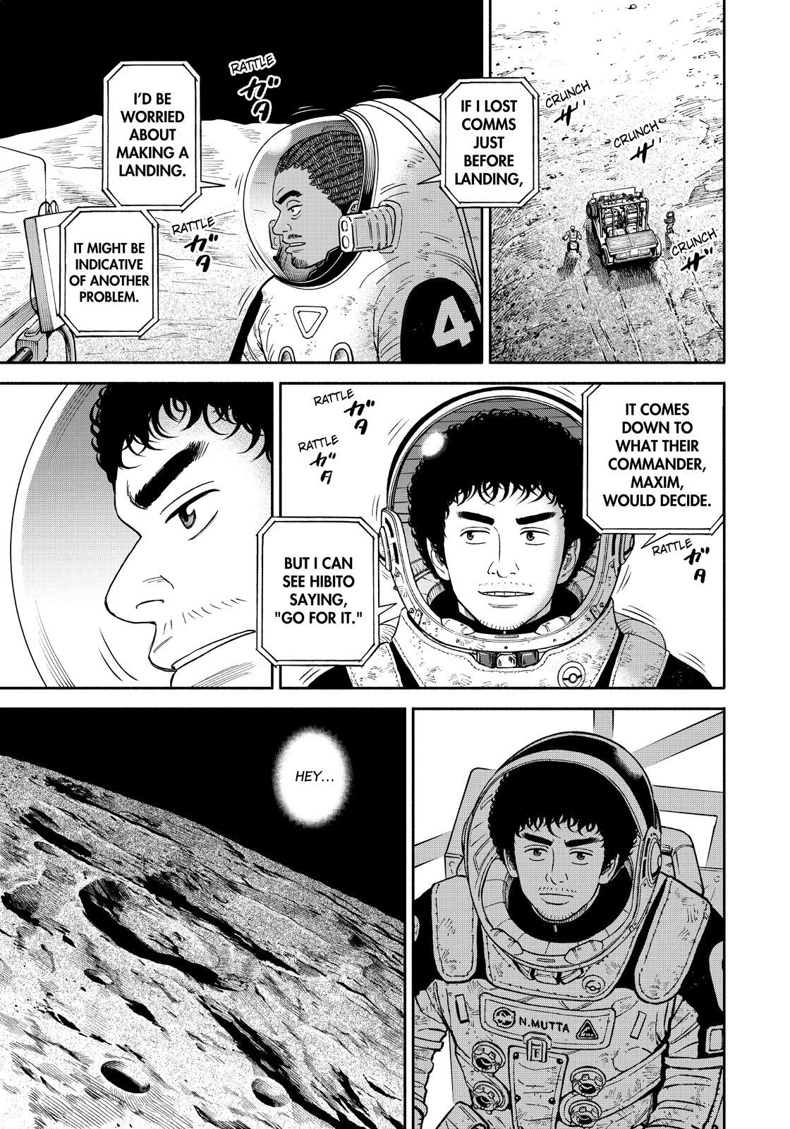 Uchuu Kyoudai Chapter 374 page 17 - Chapter 374