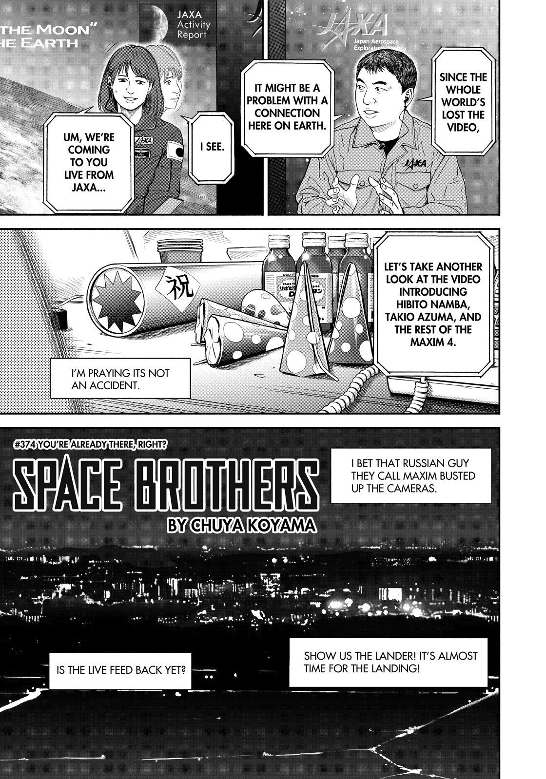 Uchuu Kyoudai Chapter 374 page 3 - Chapter 374