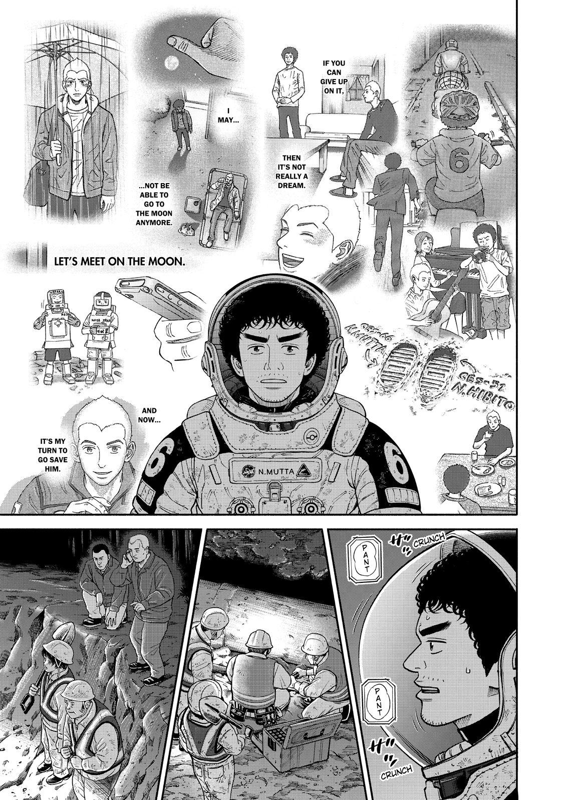 Uchuu Kyoudai Chapter 375 page 17 - Chapter 375