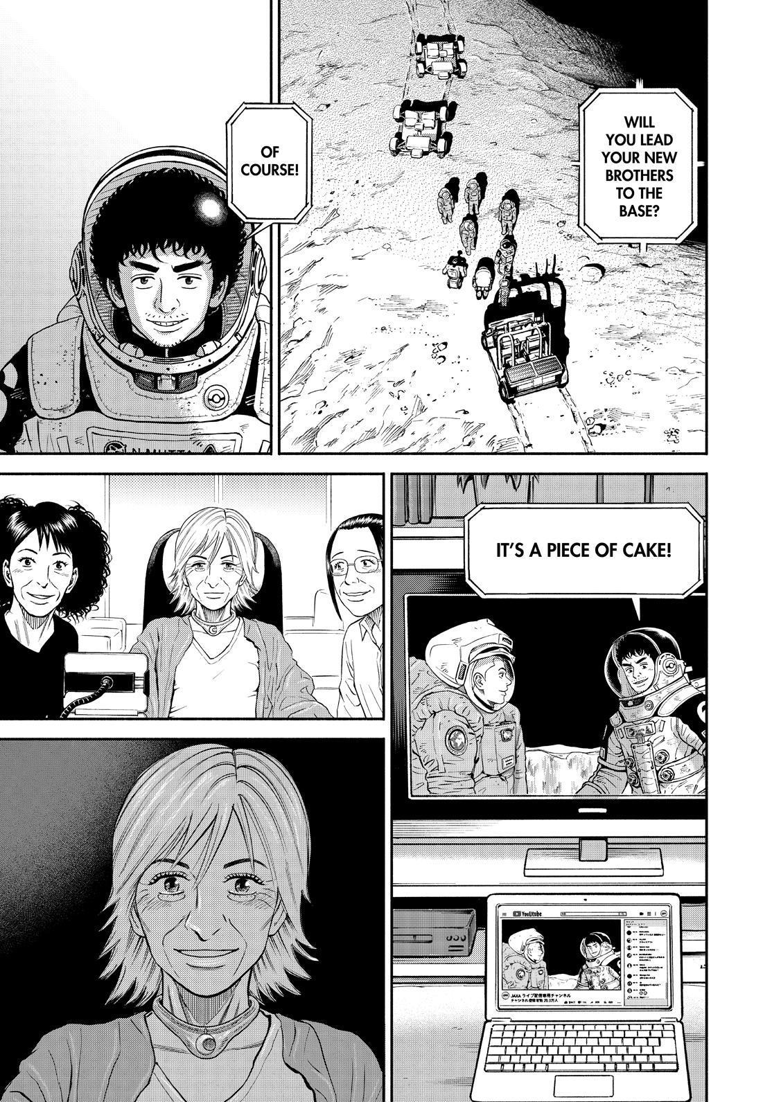 Uchuu Kyoudai Chapter 376 page 19 - Chapter 376