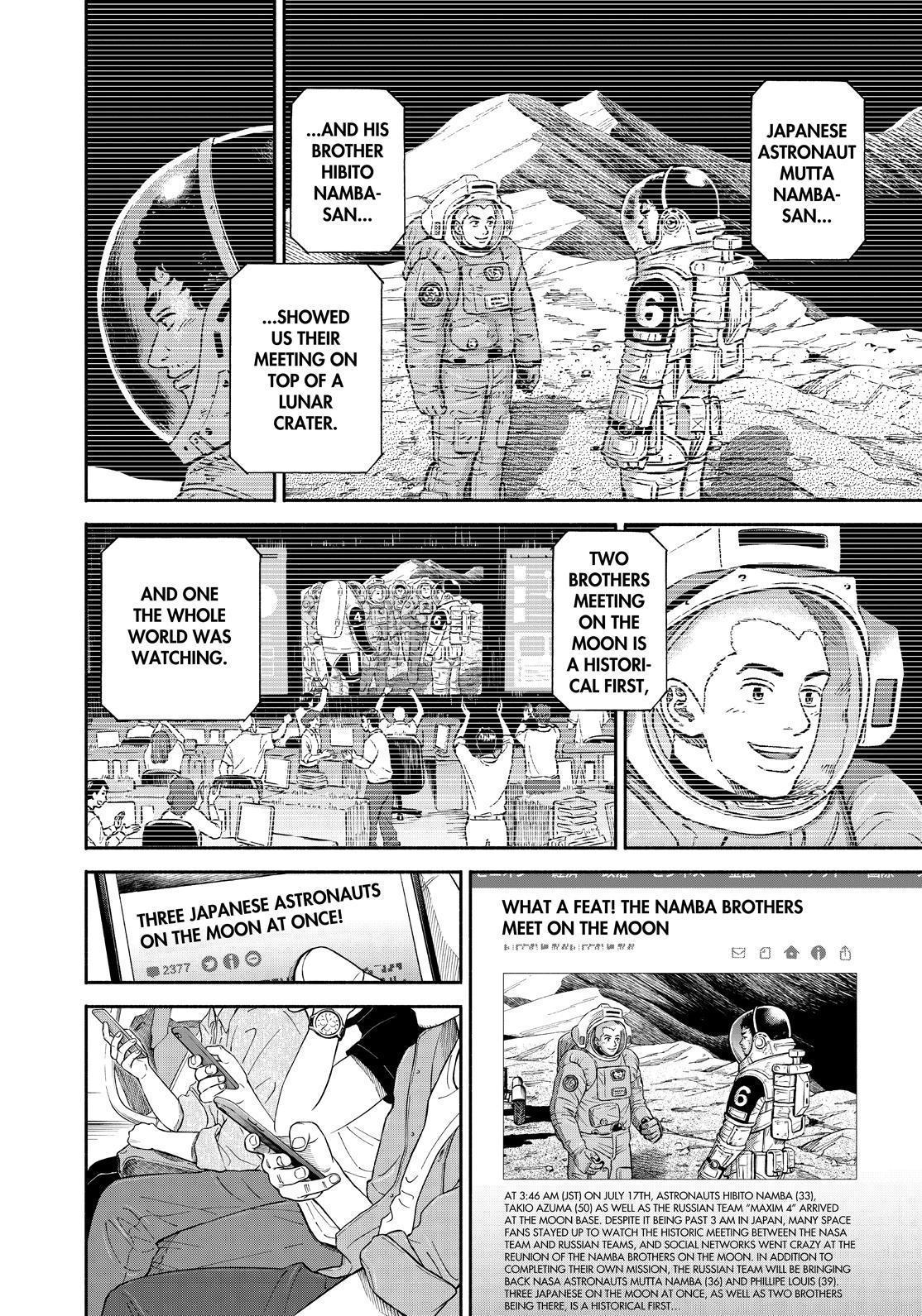 Uchuu Kyoudai Chapter 378 page 4 - Chapter 378