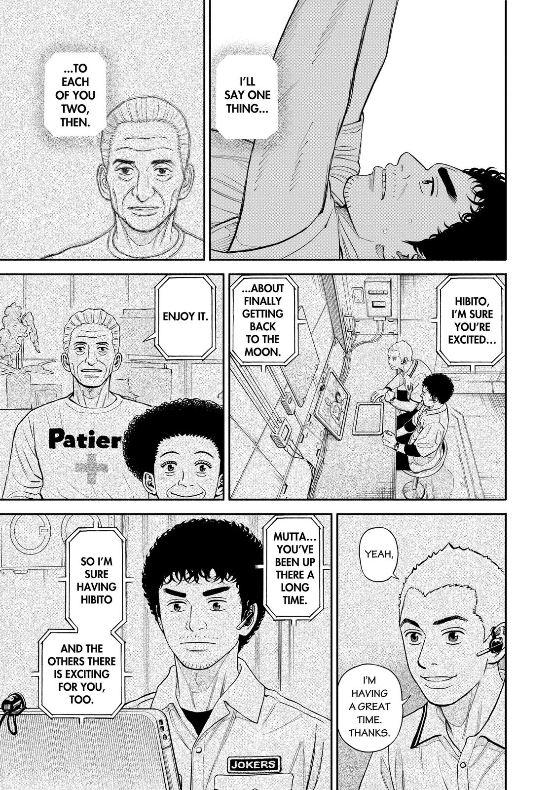 Uchuu Kyoudai Chapter 379 page 18 - Chapter 379