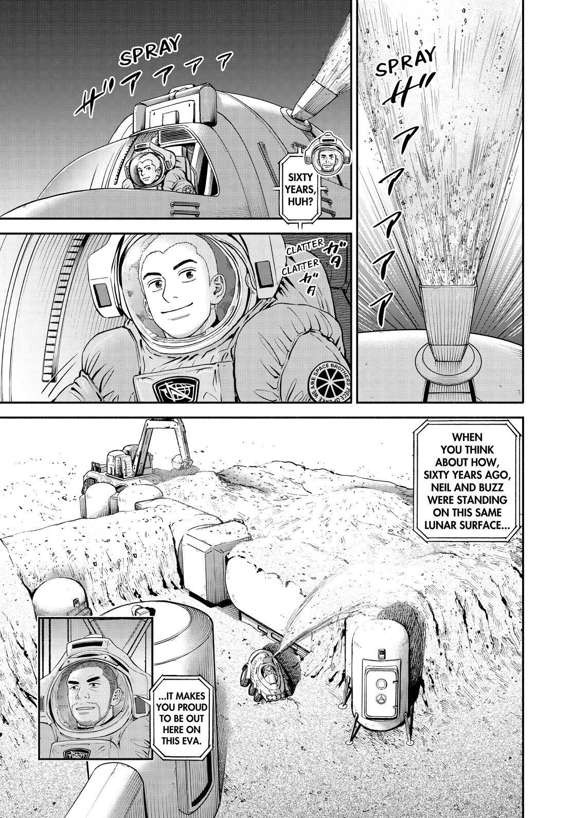 Uchuu Kyoudai Chapter 382 page 17 - Chapter 382