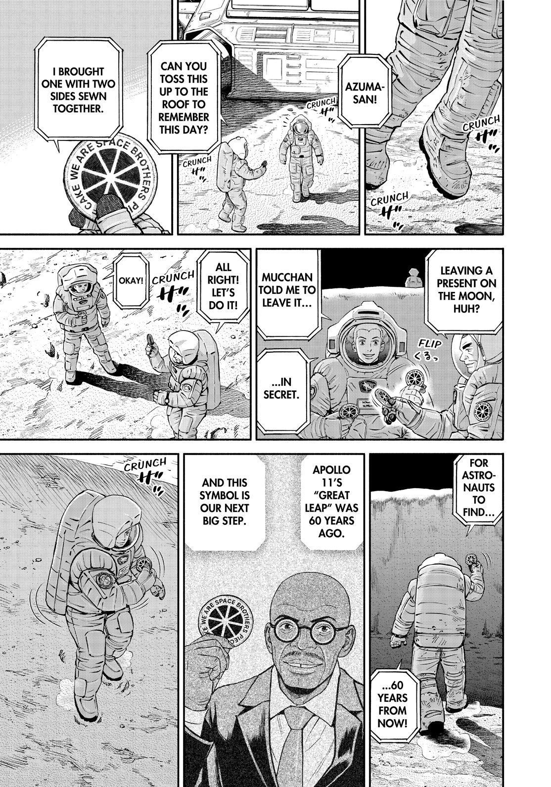 Uchuu Kyoudai Chapter 382 page 19 - Chapter 382