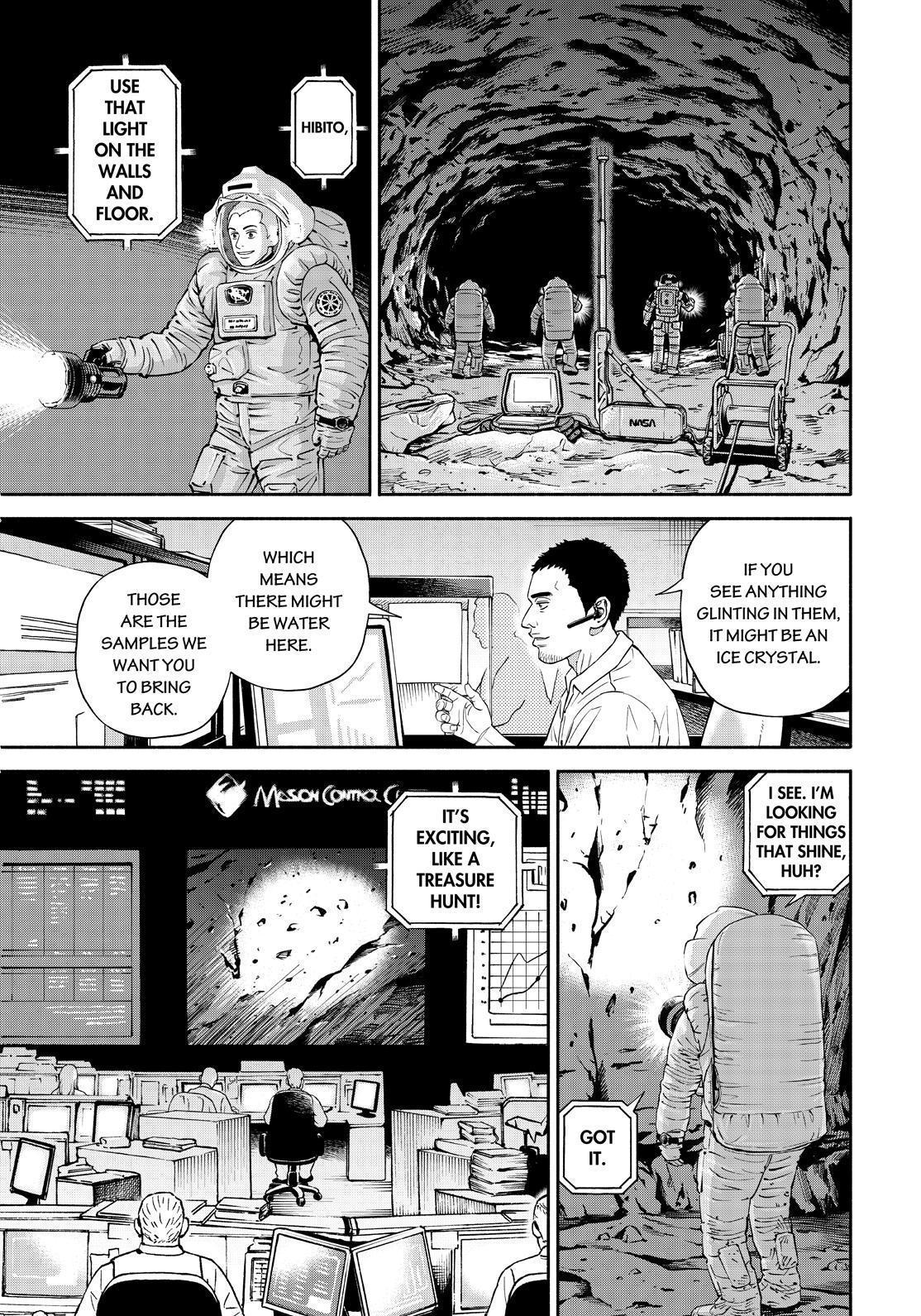 Uchuu Kyoudai Chapter 384 page 17 - Chapter 384