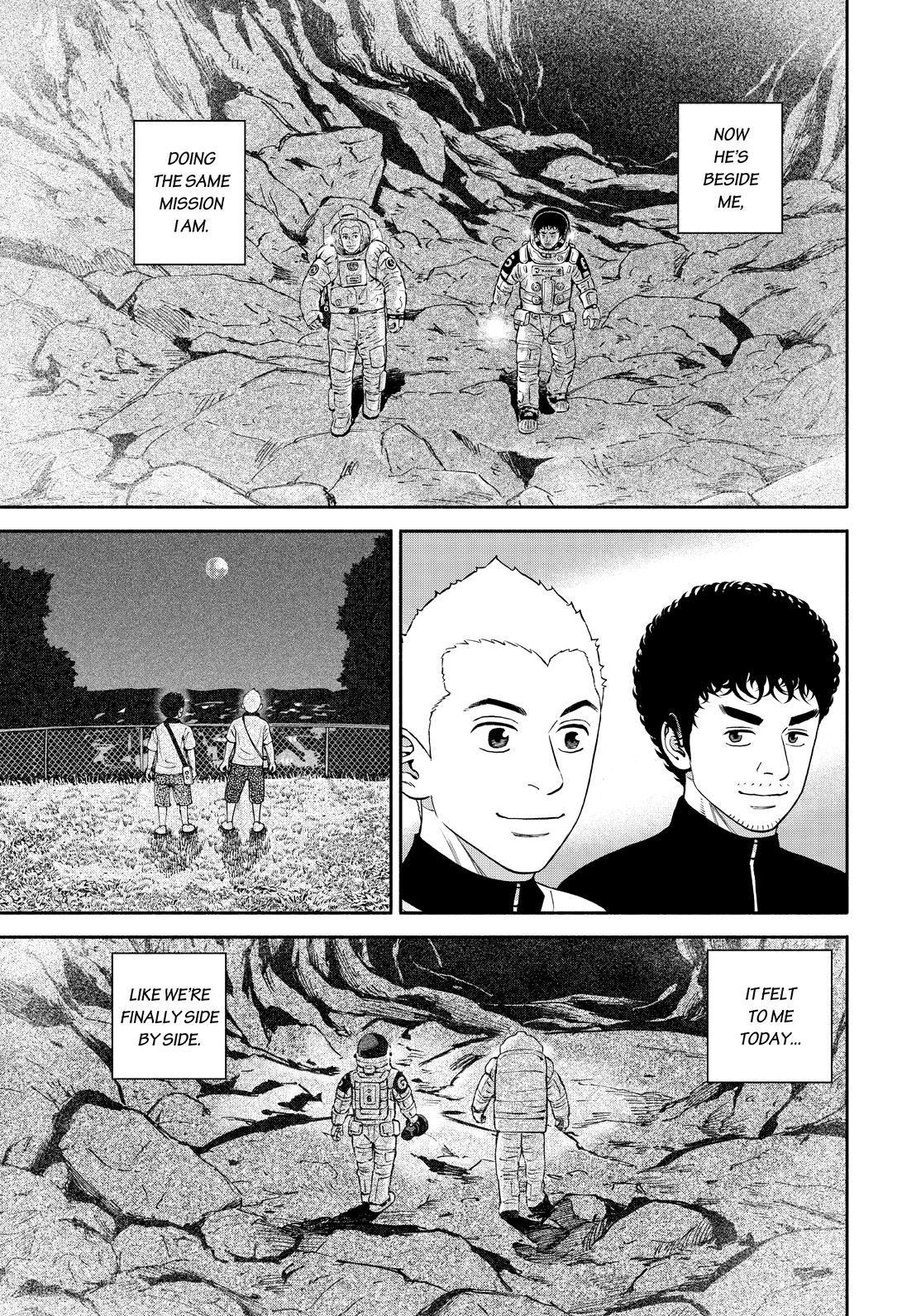Uchuu Kyoudai Chapter 386 page 19 - Chapter 386
