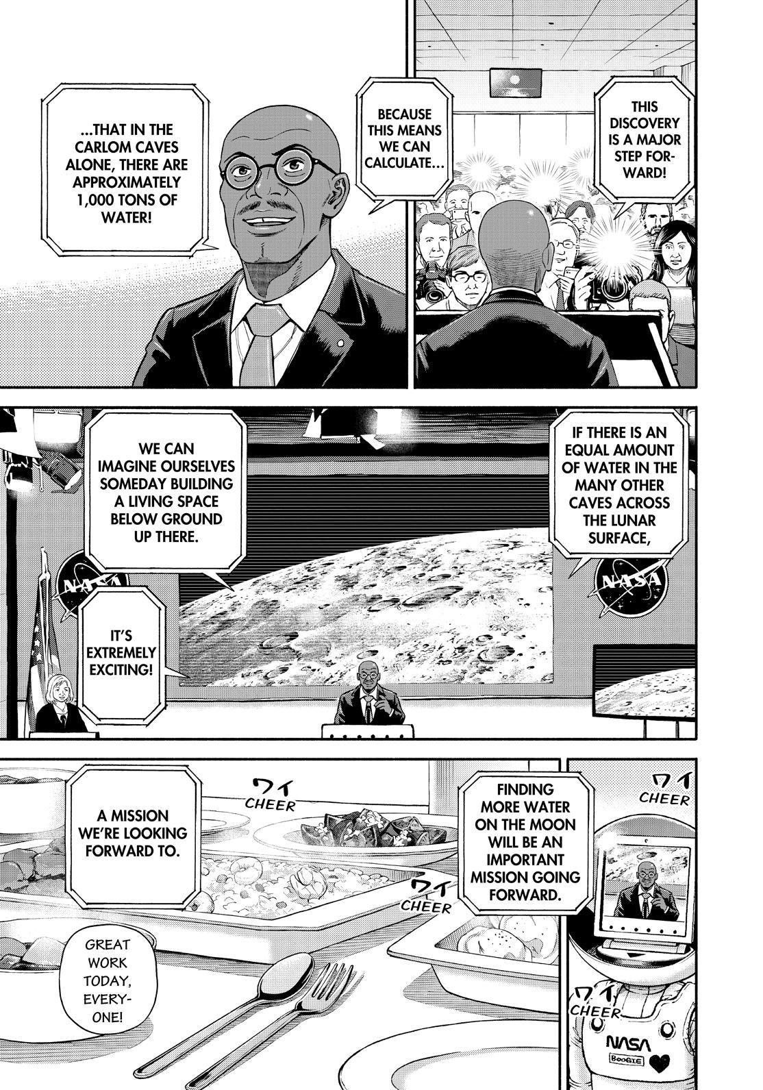 Uchuu Kyoudai Chapter 387 page 13 - Chapter 387