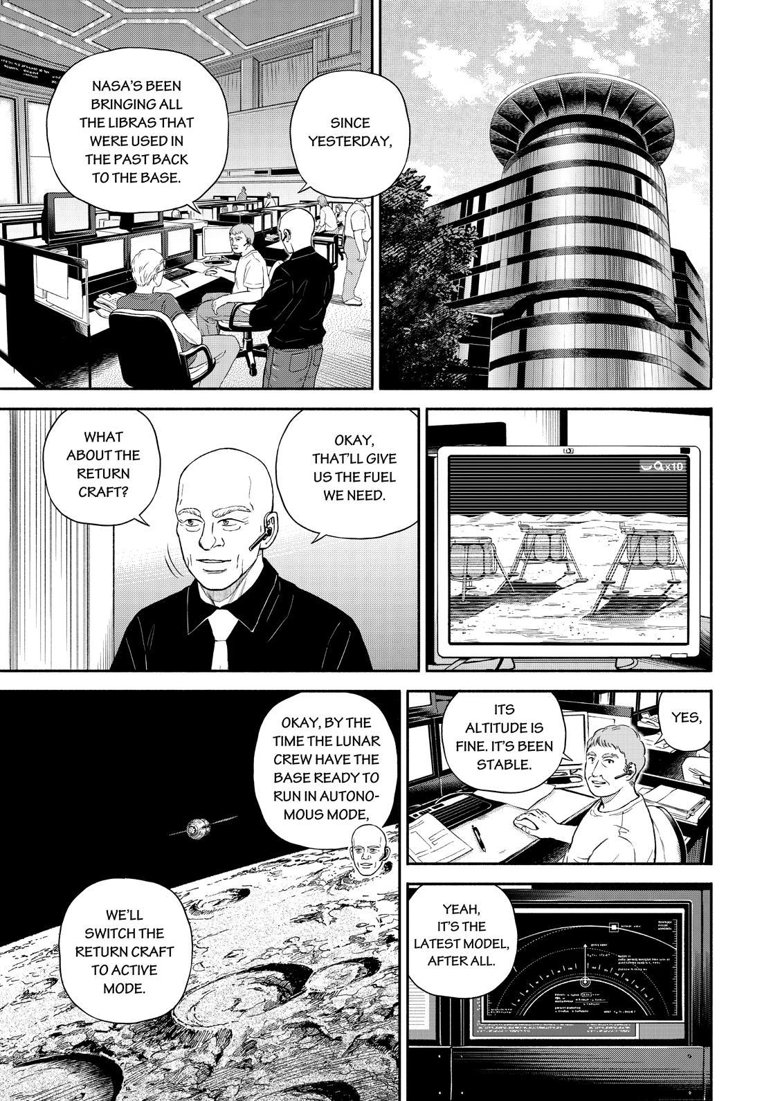 Uchuu Kyoudai Chapter 388 page 13 - Chapter 388