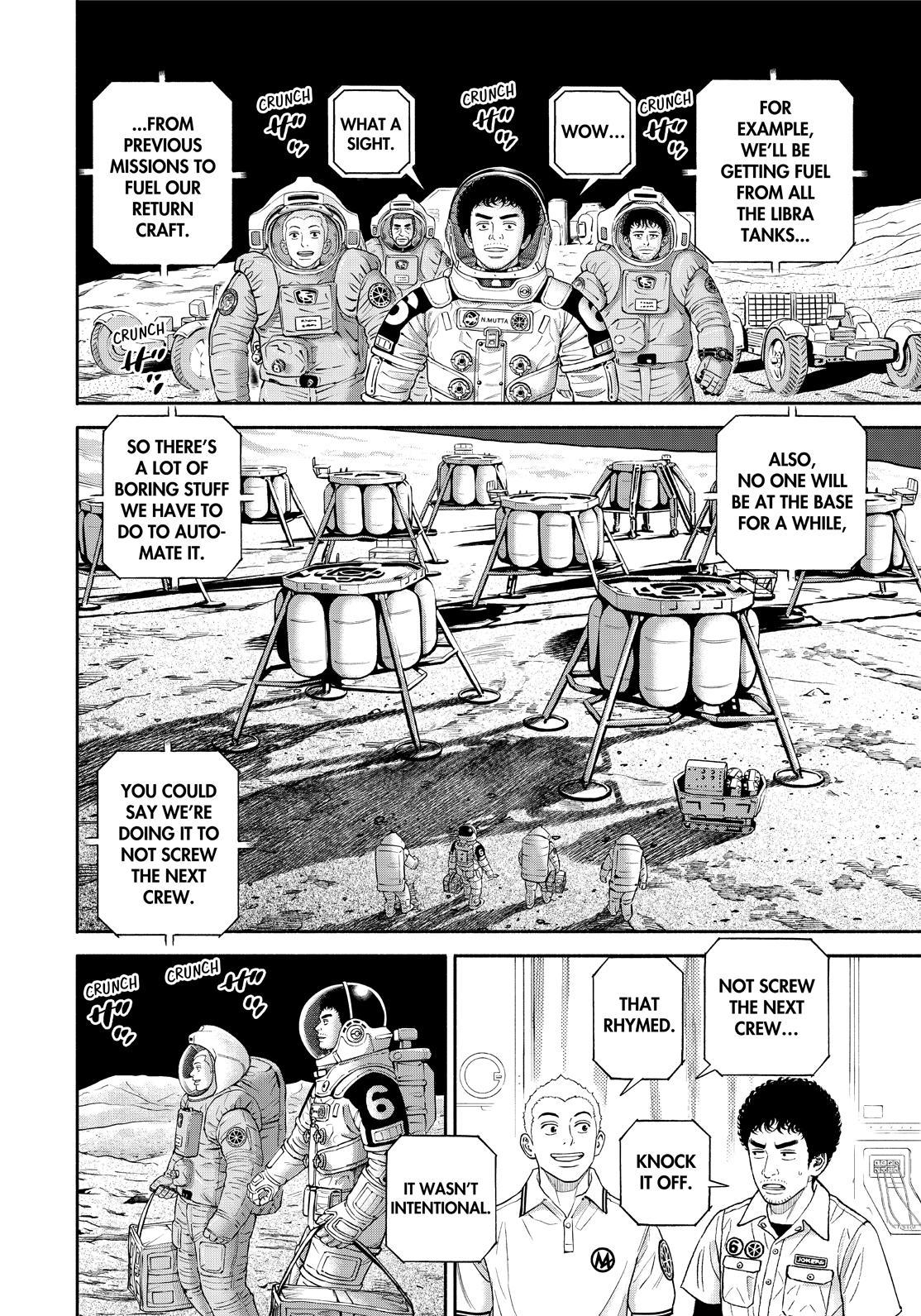 Uchuu Kyoudai Chapter 388 page 18 - Chapter 388