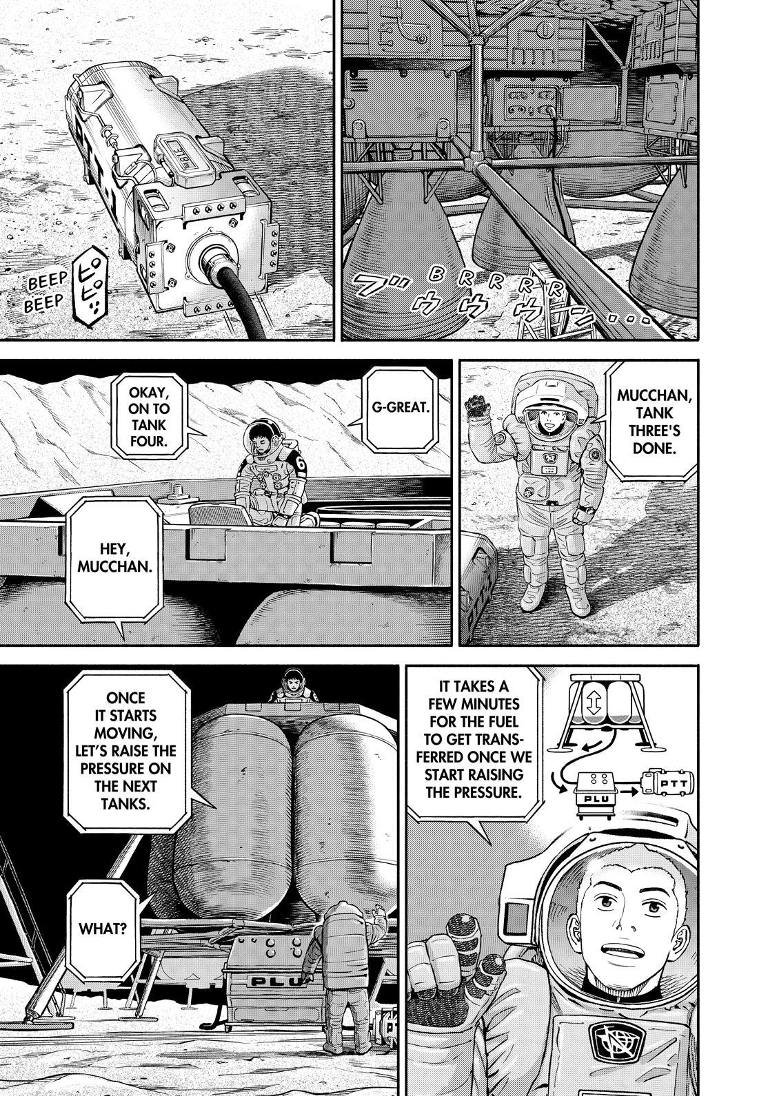 Uchuu Kyoudai Chapter 389 page 13 - Chapter 389