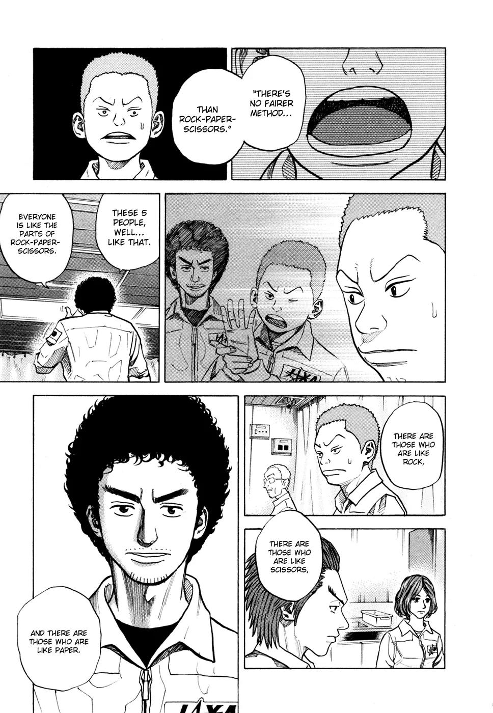 Uchuu Kyoudai Chapter 39 page 21 - Chapter 39 : Rock and Paper and Scissors