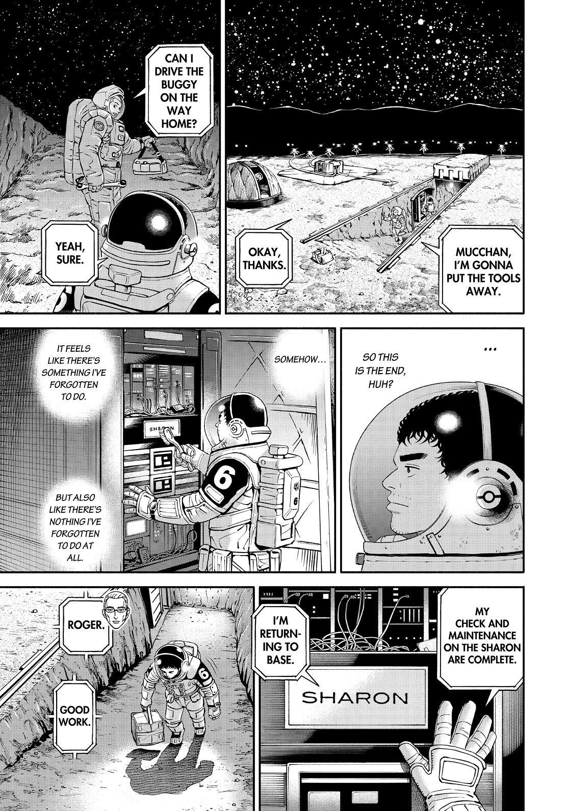 Uchuu Kyoudai Chapter 390 page 17 - Chapter 390