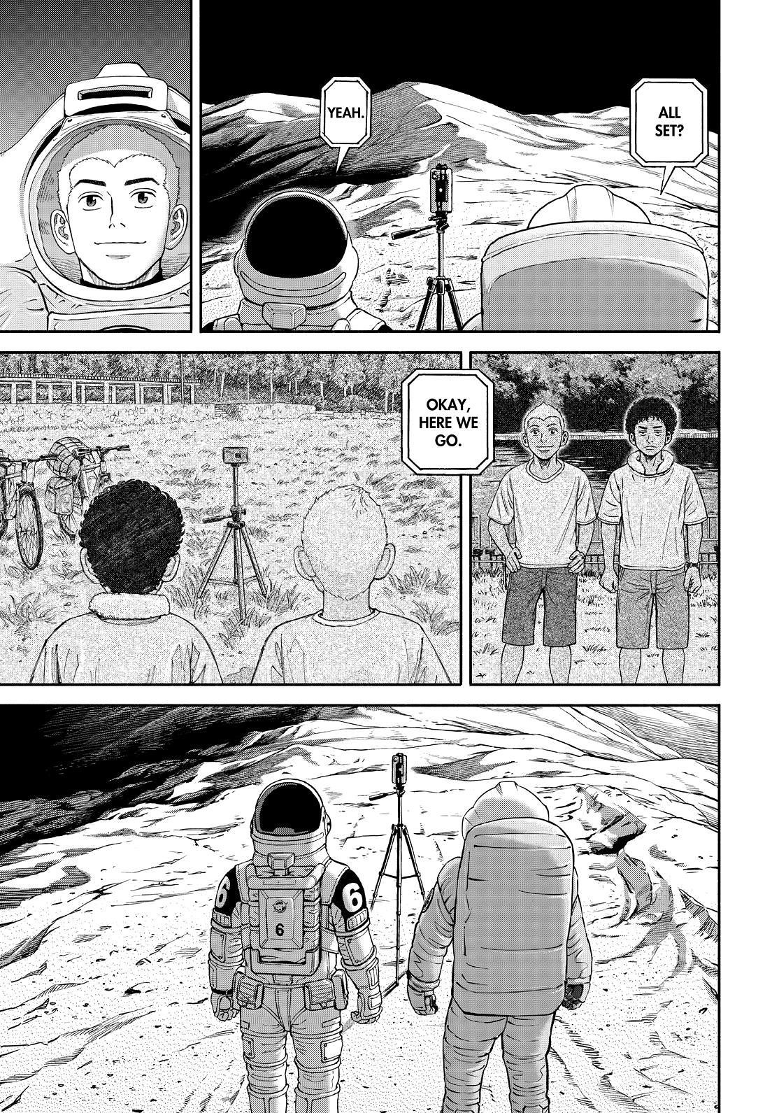 Uchuu Kyoudai Chapter 390 page 21 - Chapter 390