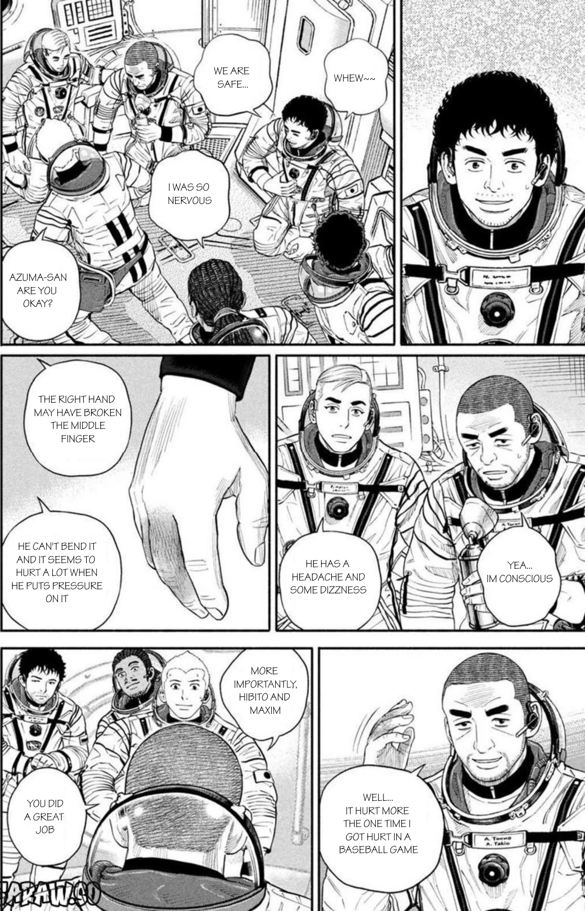 Uchuu Kyoudai Chapter 396 page 17 - Chapter 396: Still Alive