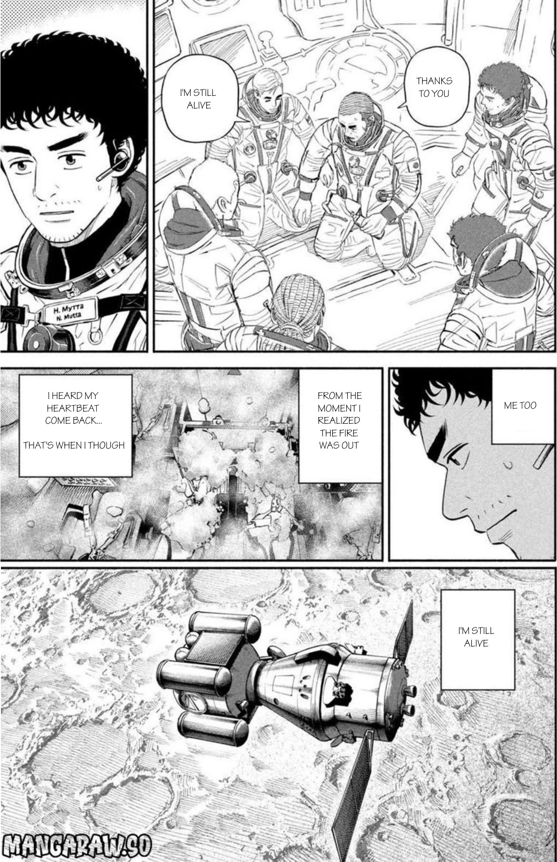 Uchuu Kyoudai Chapter 396 page 18 - Chapter 396: Still Alive