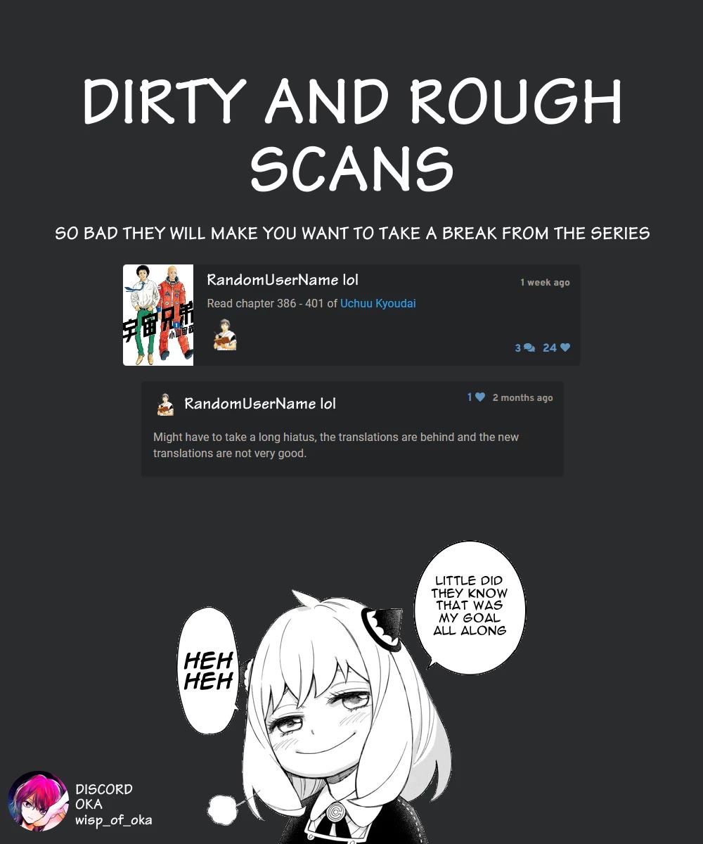 Uchuu Kyoudai Chapter 406 page 1 - Chapter 406: Hang on Tight