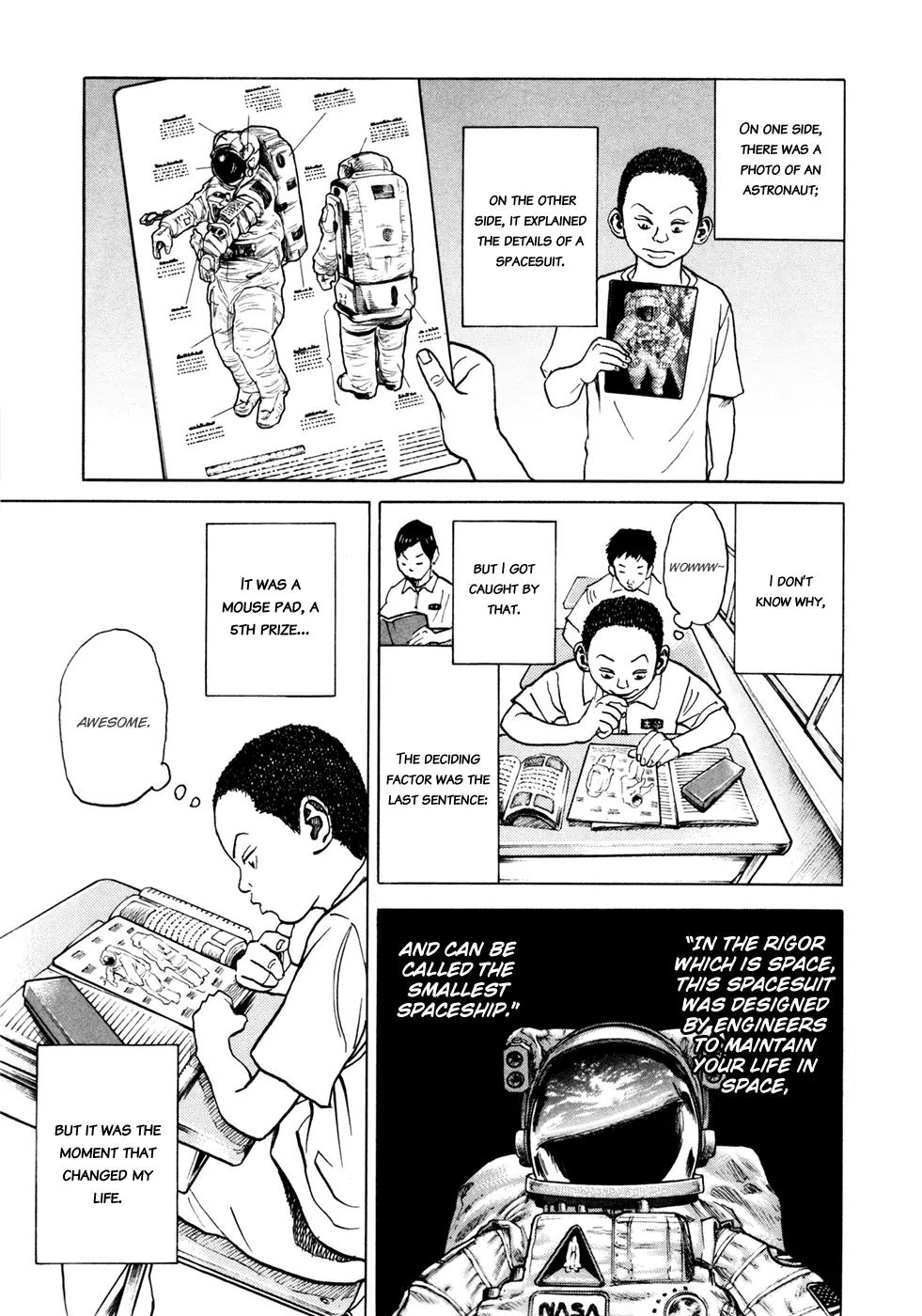 Uchuu Kyoudai Chapter 41 page 14 - Chapter 41 : The Smallest Spaceship