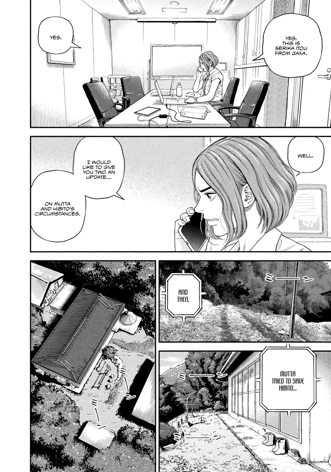 Uchuu Kyoudai Chapter 411 page 8 - Chapter 411: All One Can Do Is Hope